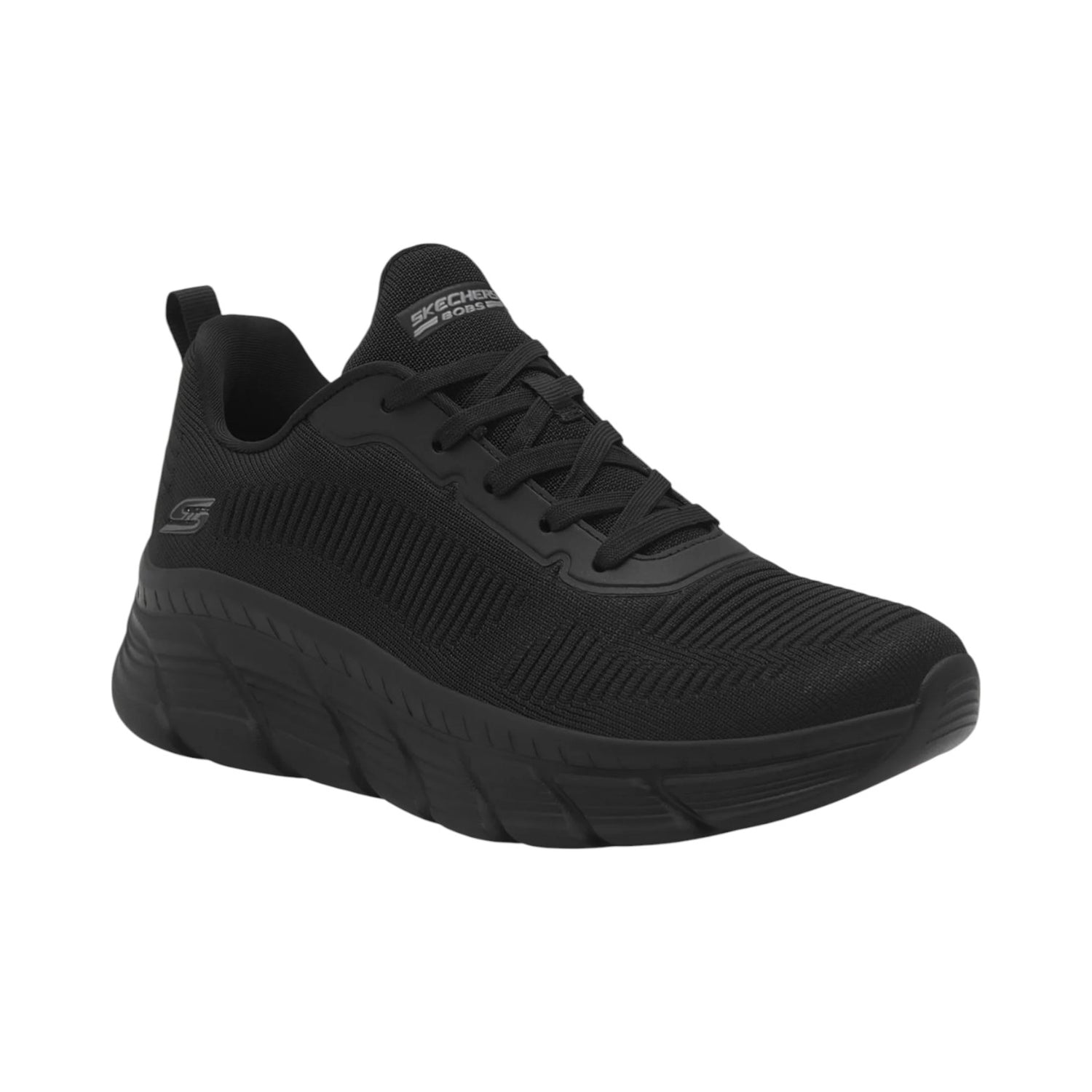 Skechers Sneakers Nera Bobs Sport B Flex Hi - Flying HI da Donna