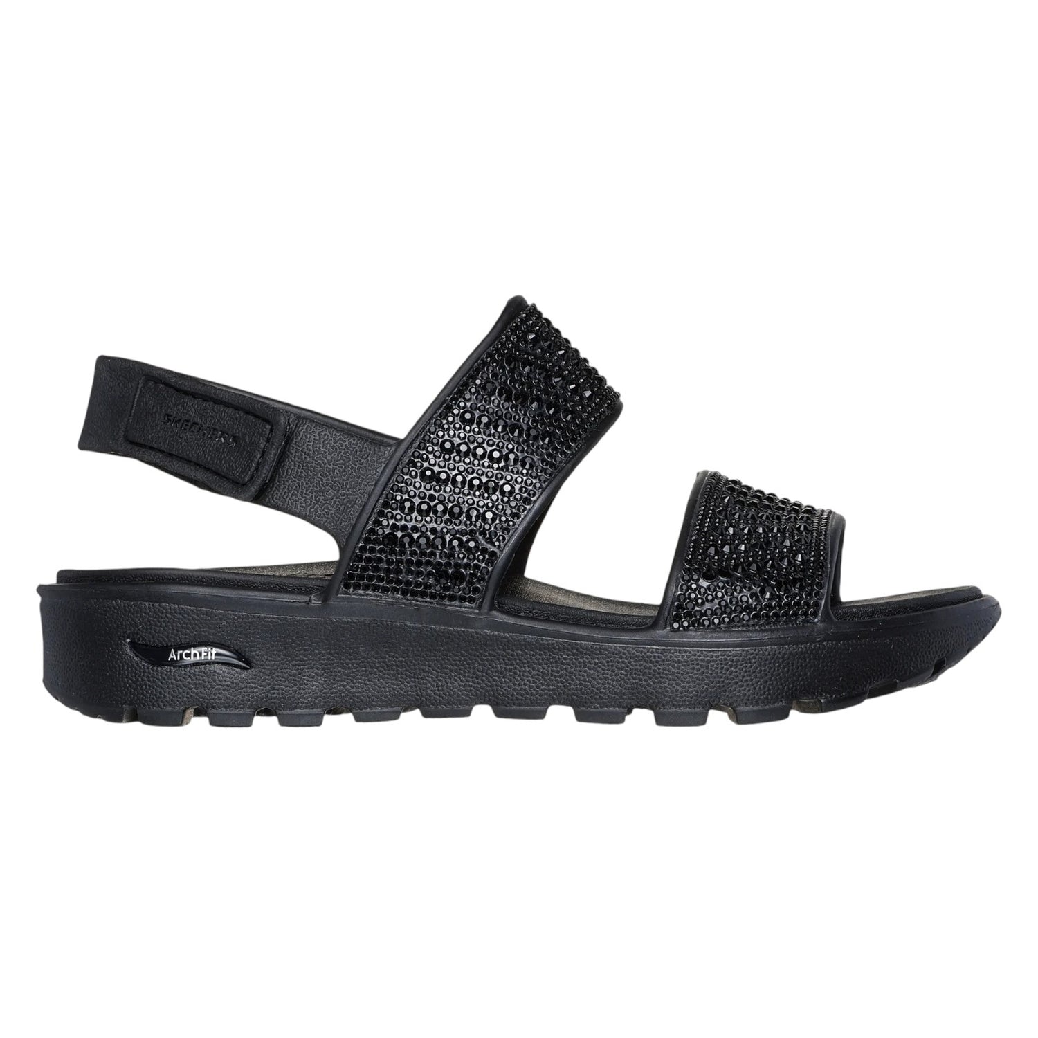 Skechers Sandalo Nero Foamies: Arch Fit Footsteps - Enchant da Donna