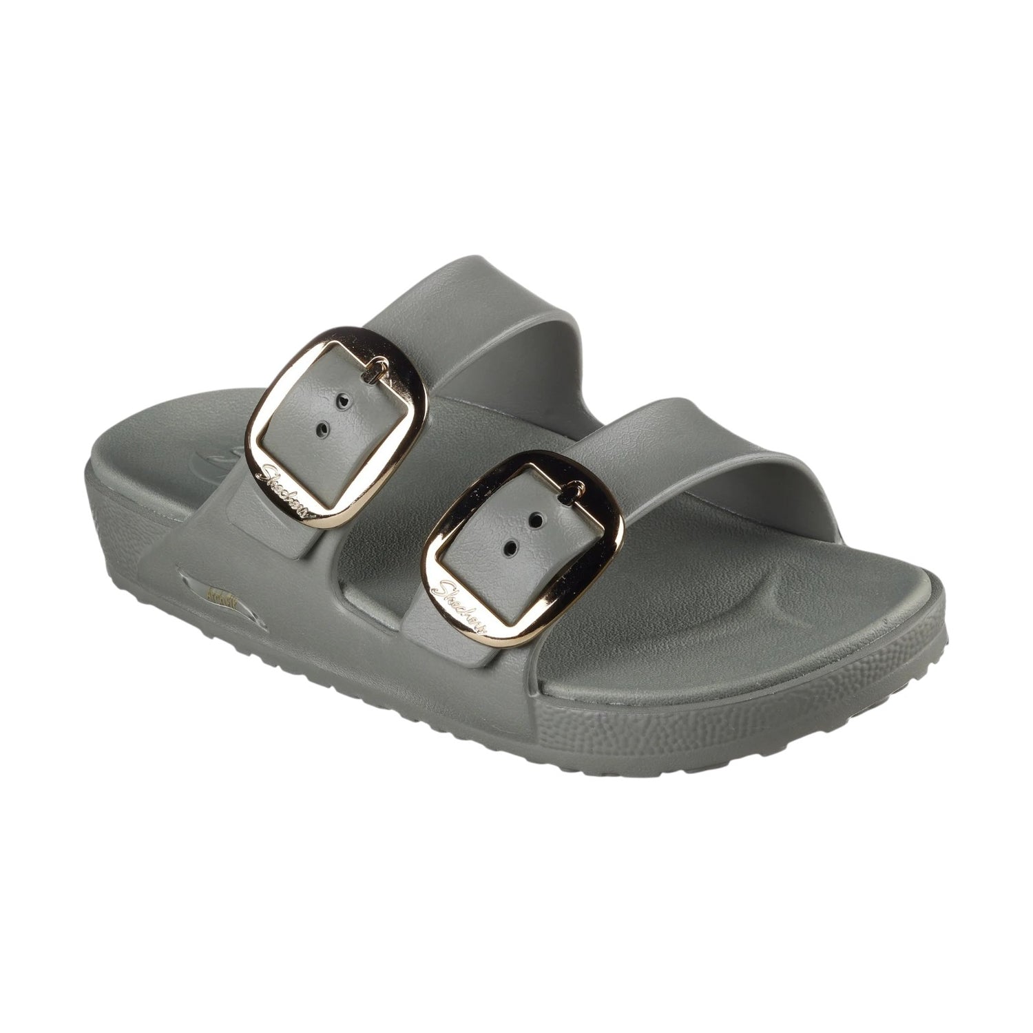 Skechers Ciabatta Oliva Foamies: Arch Fit Cali Breeze - Gold Star da Donna