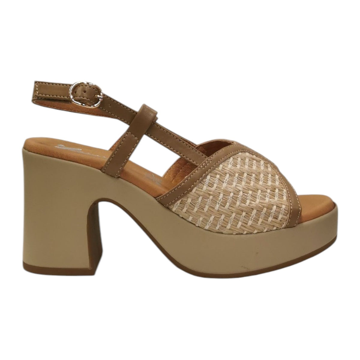 Susimoda Sandalo Cammello in Raffia t.9 da Donna