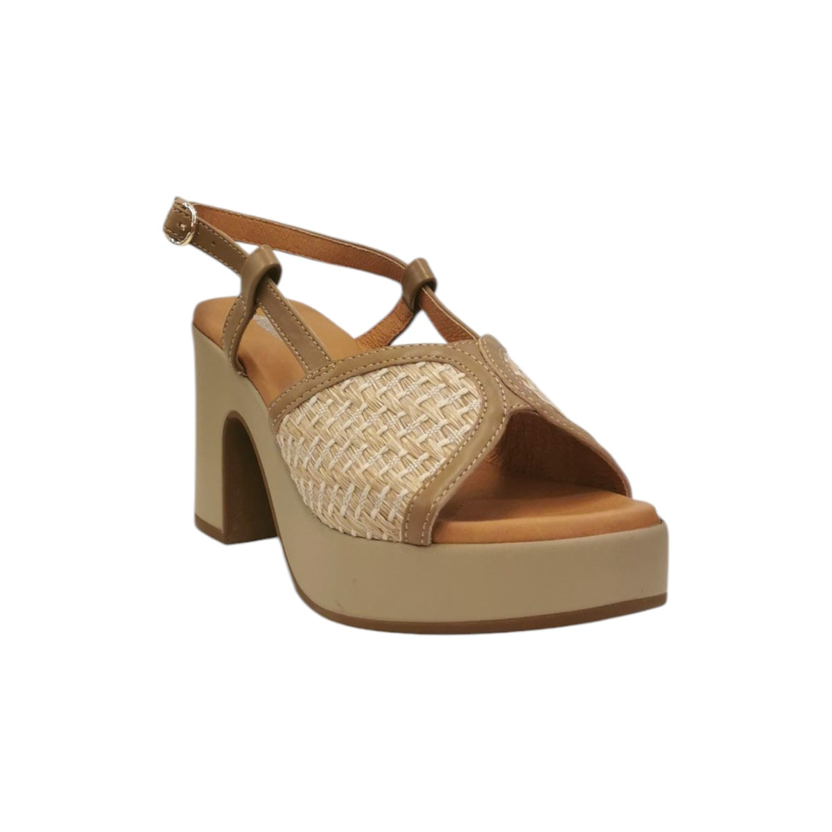 Susimoda Sandalo Cammello in Raffia t.9 da Donna