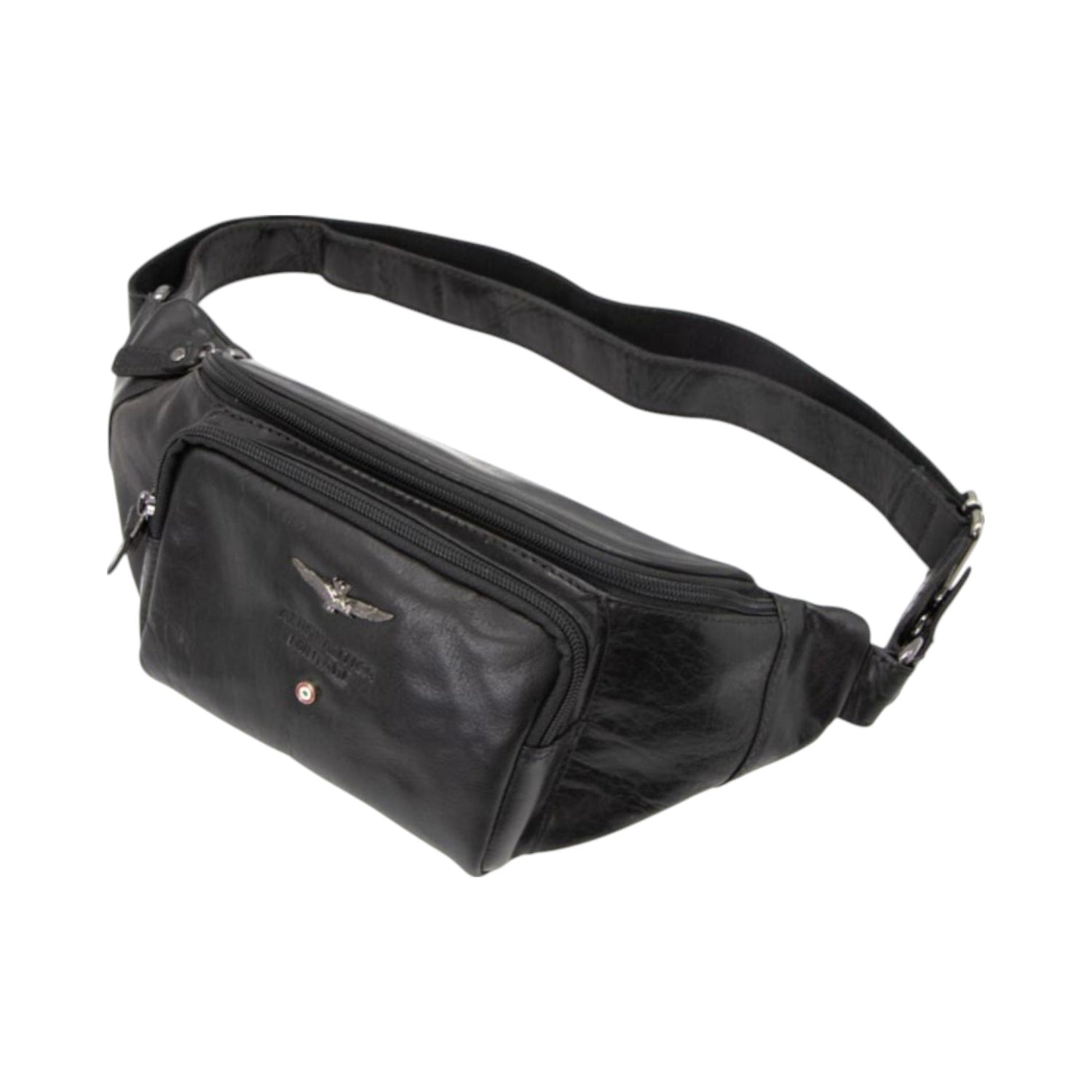 Aeronautica Militare Marsupio Nero Linea Vintage da Uomo