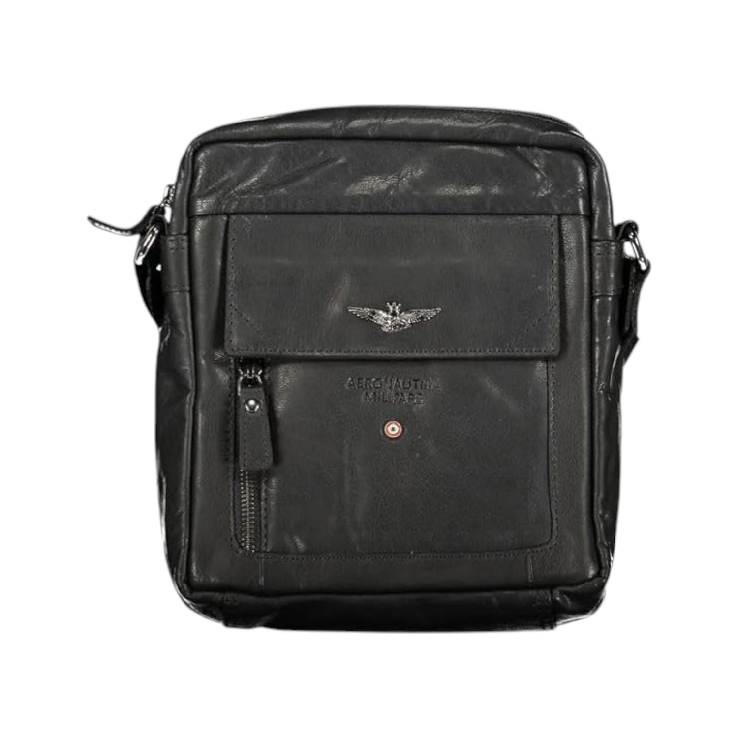 Aeronautica Militare Borsello Nero Linea Vintage da Uomo