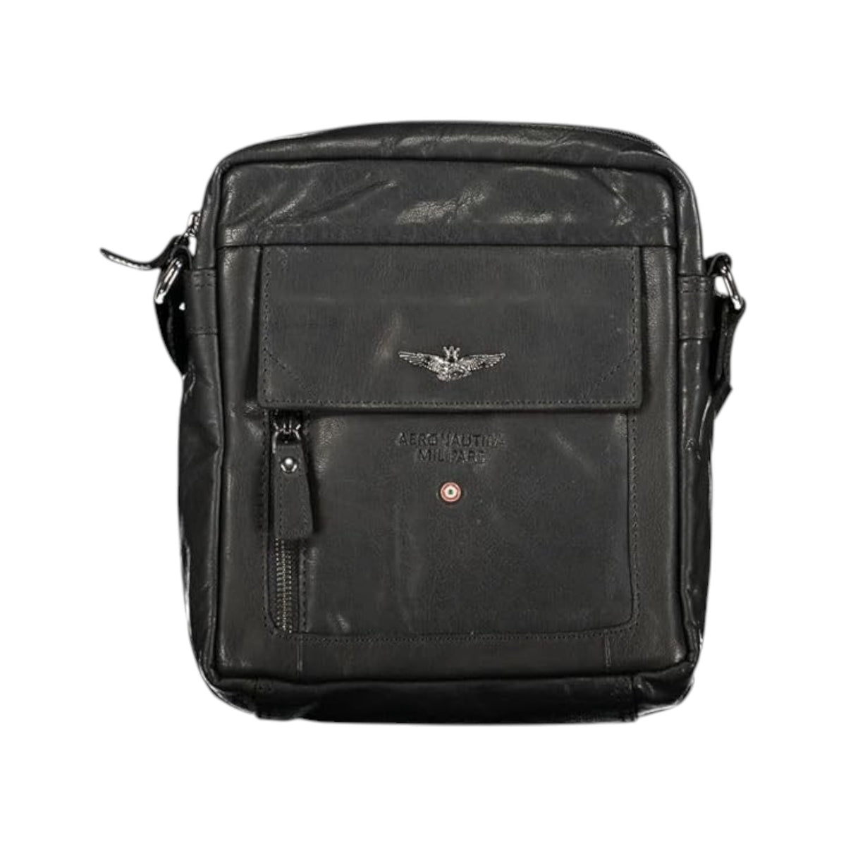 Aeronautica Militare Borsello Nero Linea Vintage da Uomo