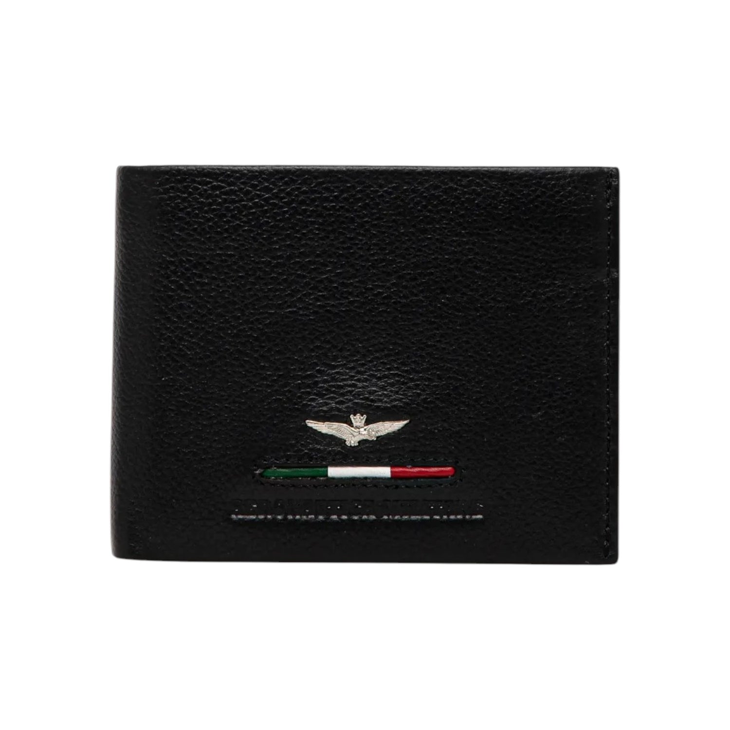 Aeronautica Militare Portafoglio Nero Linea Fighter da Uomo