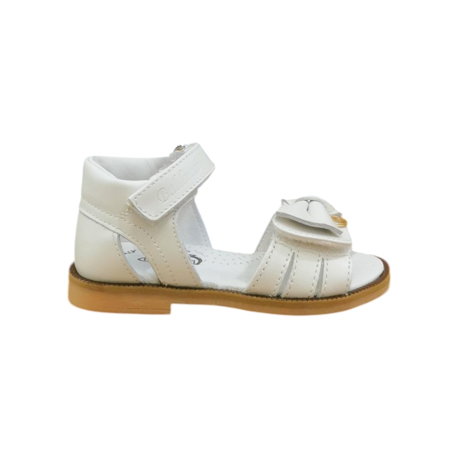 Balducci Sandalo Bianco con Fiocco da Bambina