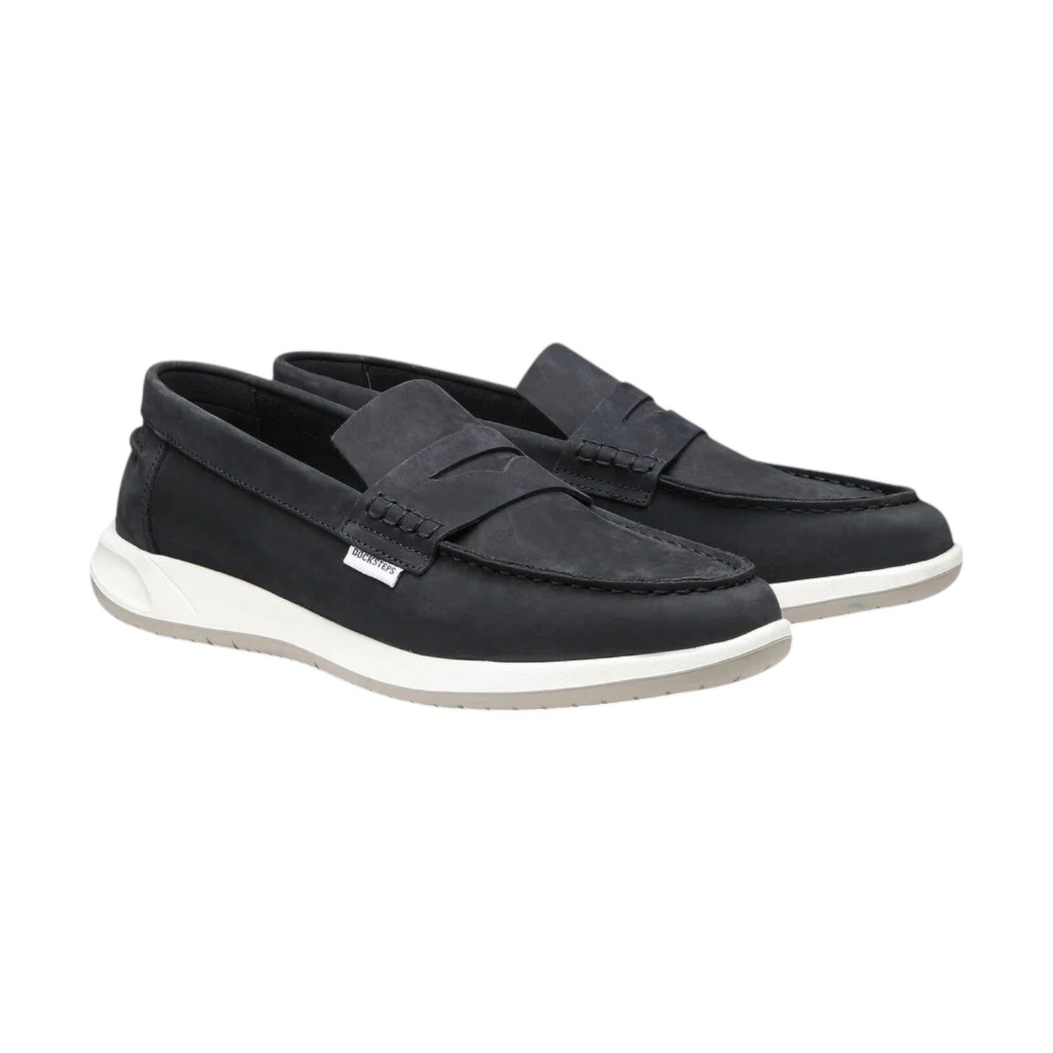 Docksteps Mocassino Blu in Nabuck da Uomo