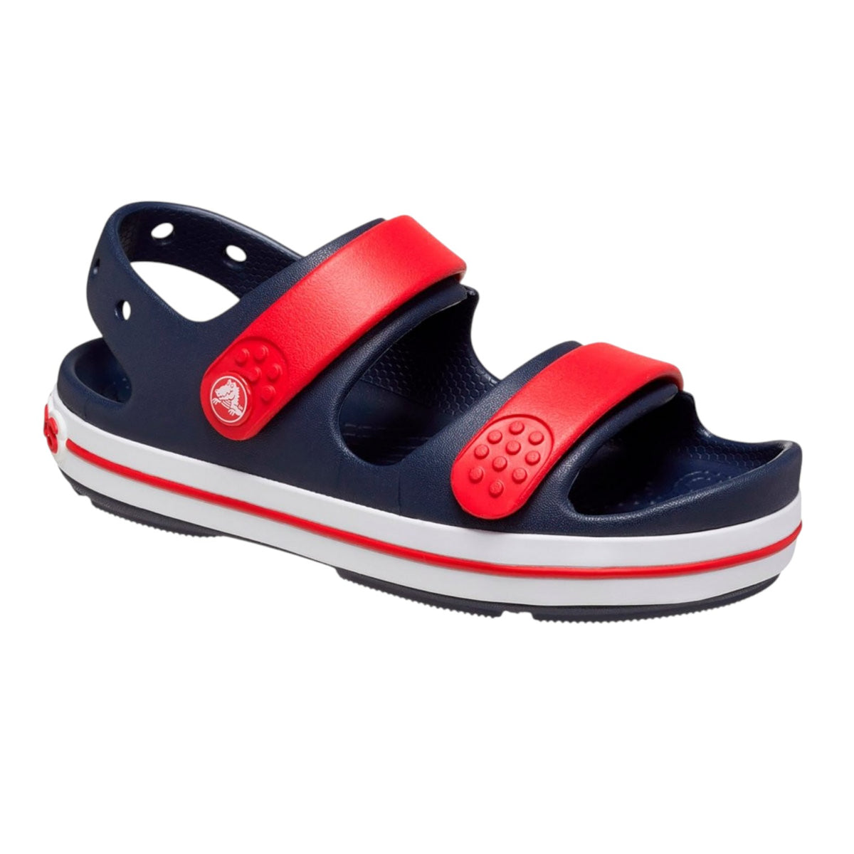 Crocs Cruiser Sandal K Sandalo Blu Rosso Unisex Bambino