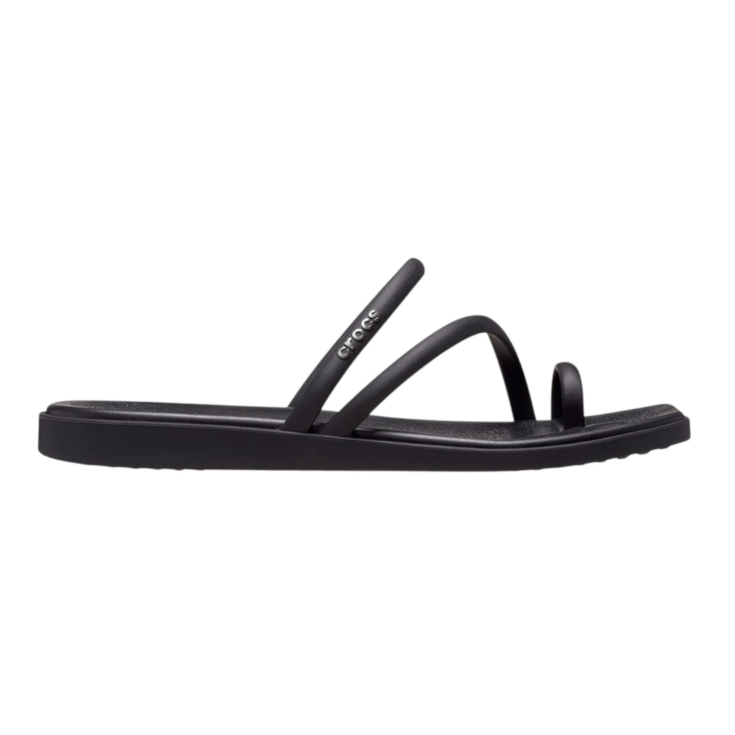 Crocs Toe Loop Sandal Infradito Basso Nero da Donna