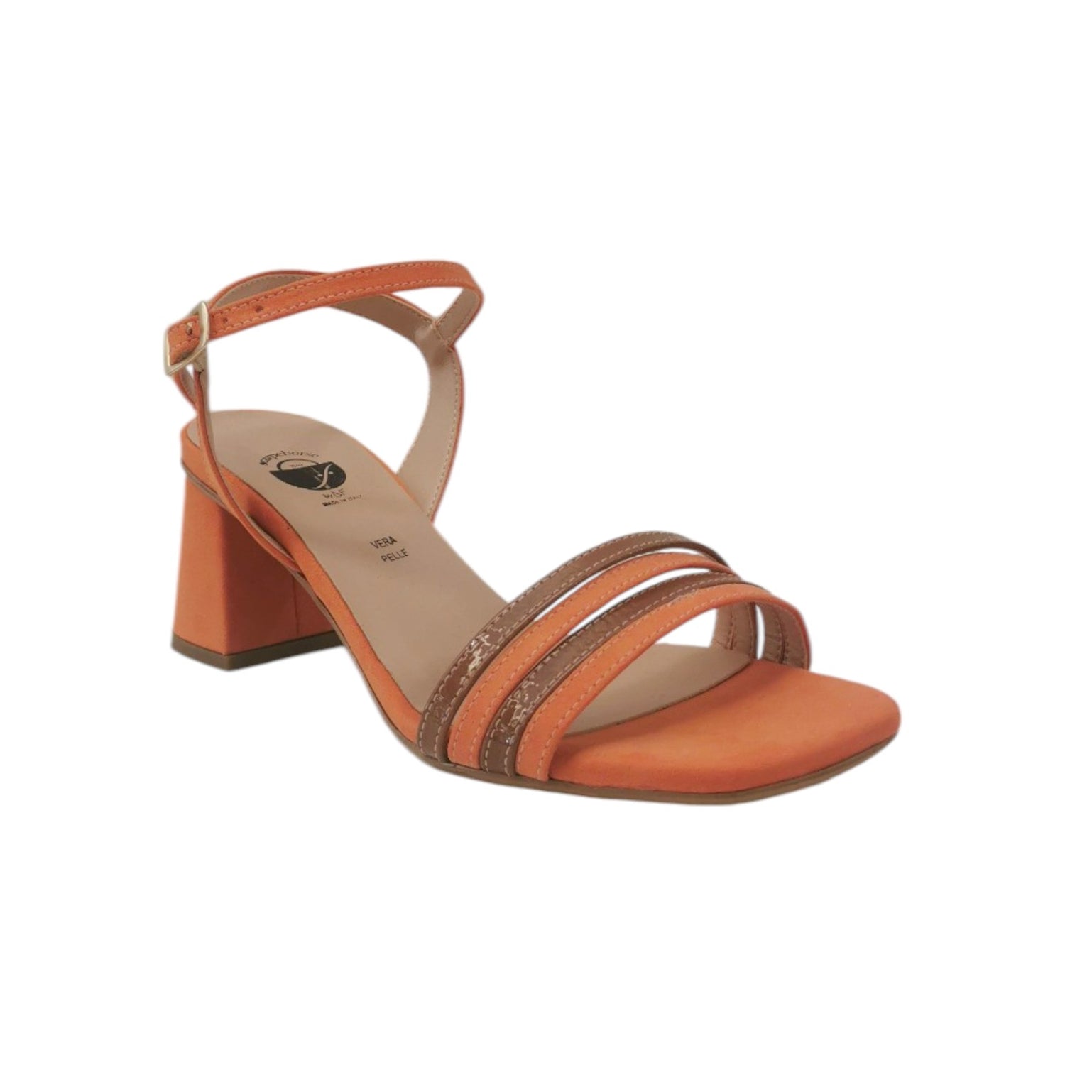 Scarpeborseonline Sandalo Arancio t.9 da Donna