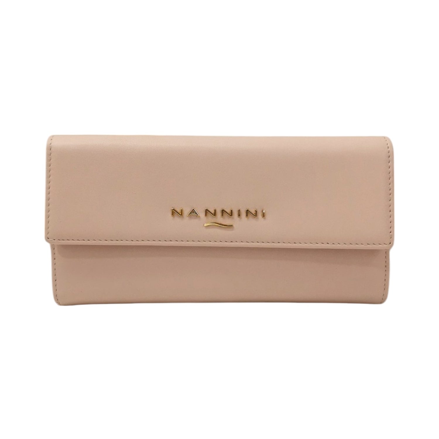 Nannini Firenze Portafoglio Donna in Pelle Cipria