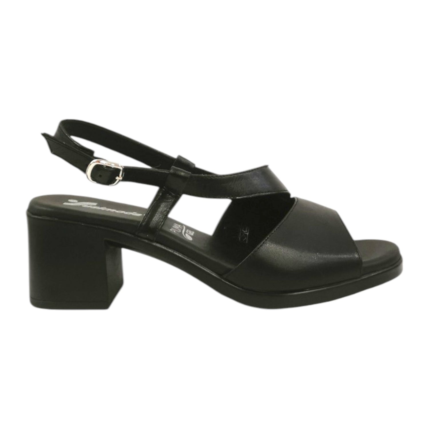 Susimoda Sandalo Nero in Pelle t.6 da Donna