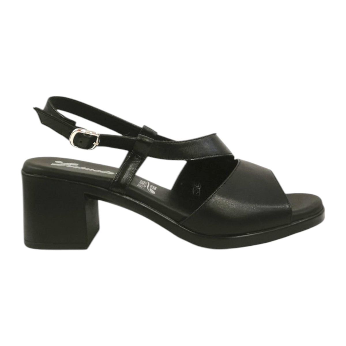 Susimoda Sandalo Nero in Pelle t.6 da Donna