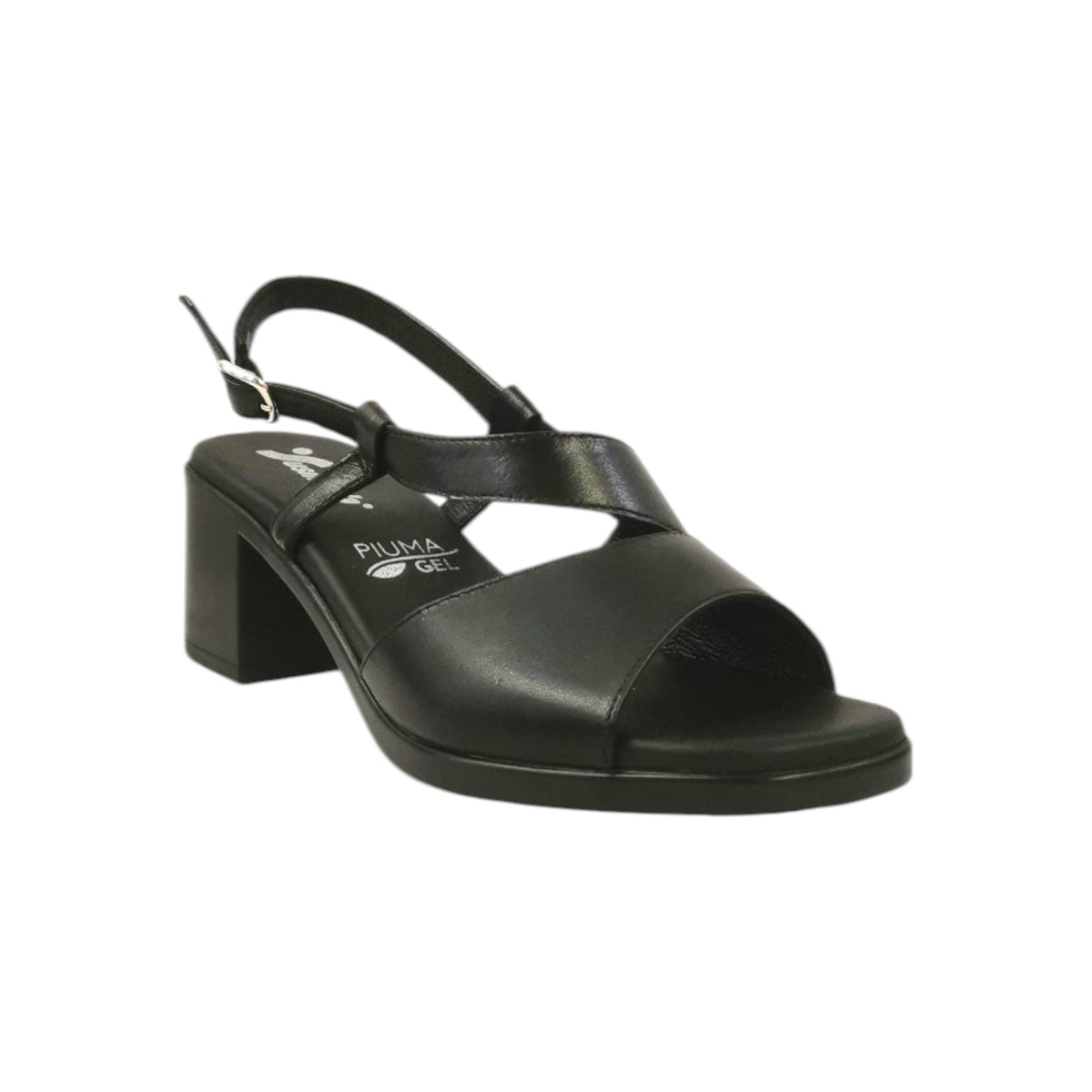 Susimoda Sandalo Nero in Pelle t.6 da Donna