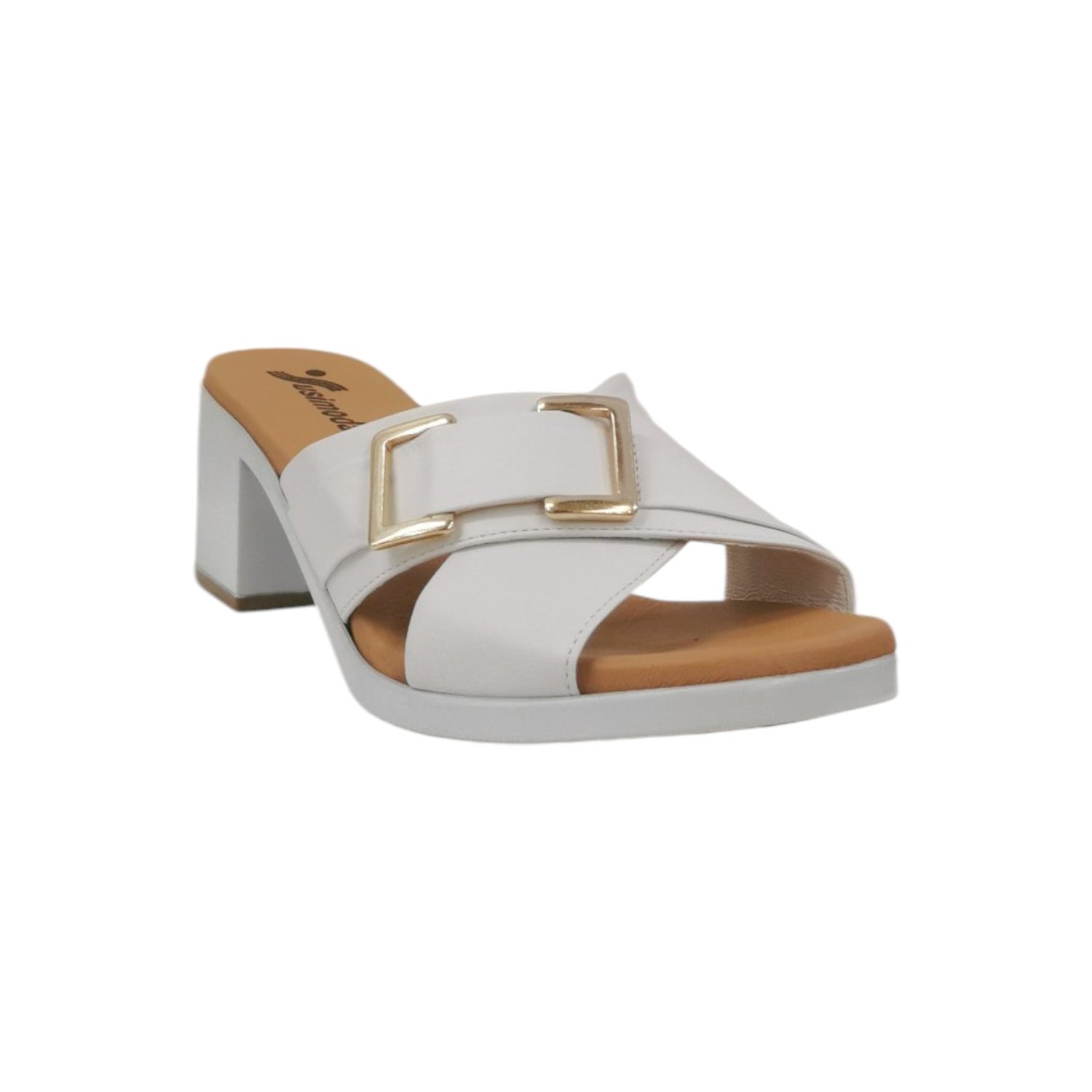 Susimoda Scalzato Bianco con Accessorio Dorato t.6 da Donna