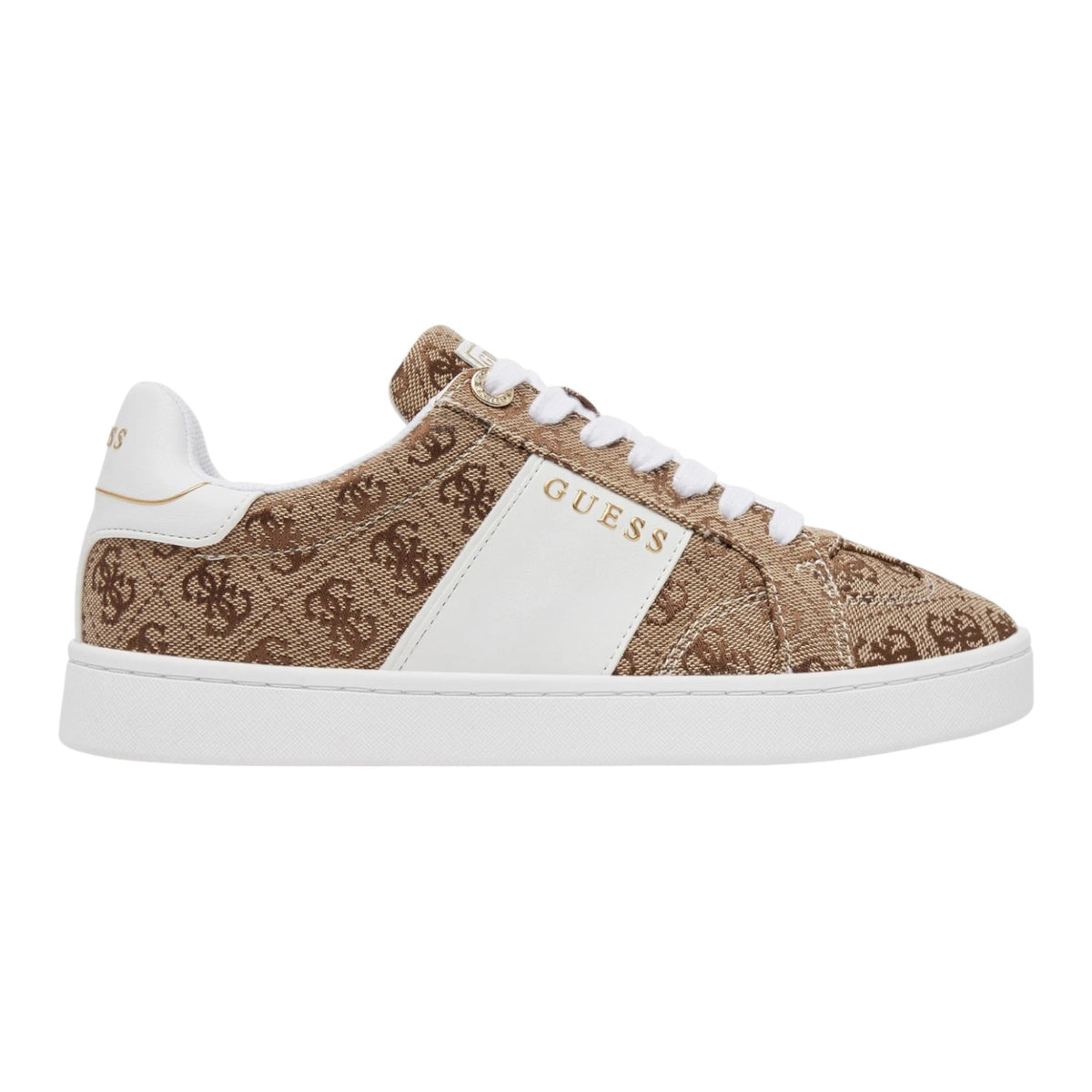 Guess Sneakers Beige Jrone 4G Logo da Donna