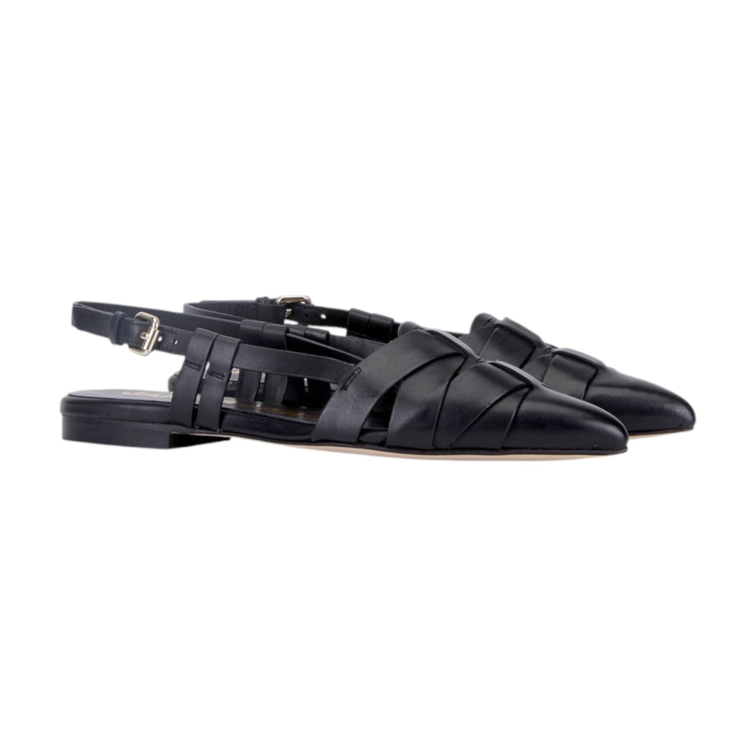 Janet&Janet Chanelle Nera in Pelle t.2 da Donna