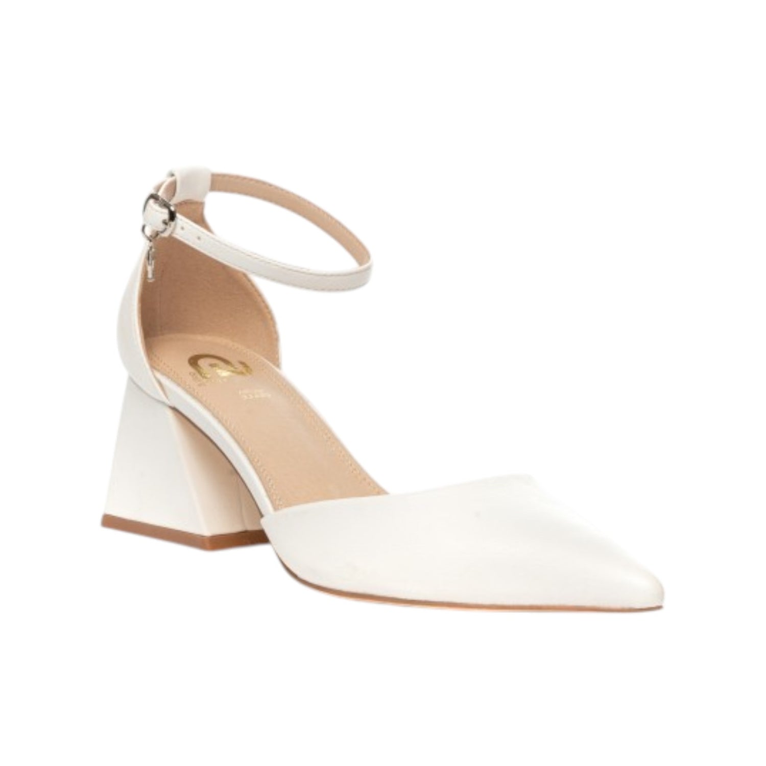 Gold&Gold Chanelle Bianca con Cinturino alla Caviglia t.6,5 da Donna