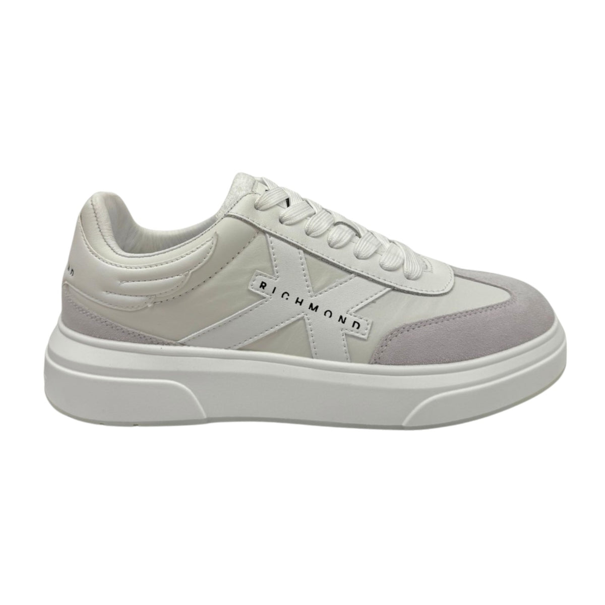 John Richmond Sneakers Bianco Grigio da Uomo