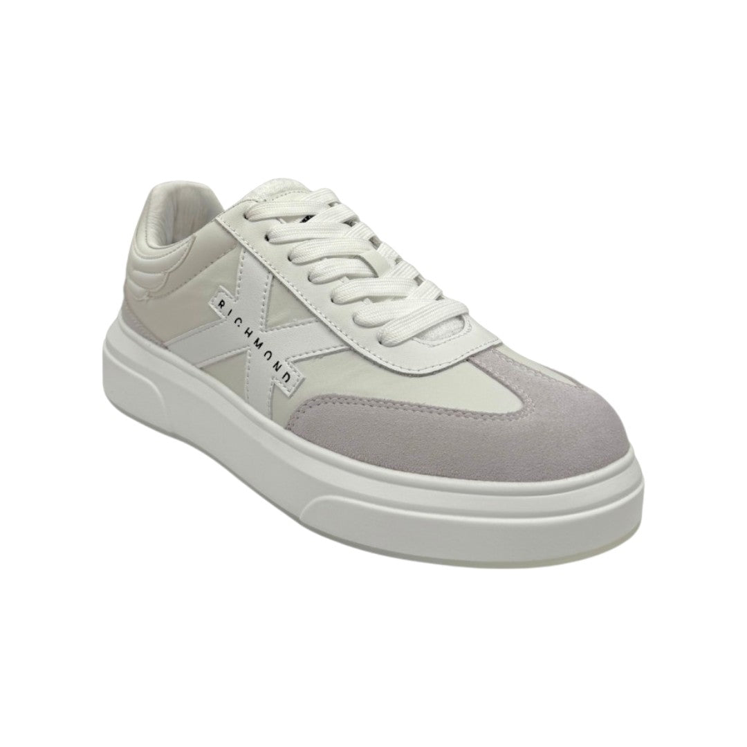 John Richmond Sneakers Bianco Grigio da Uomo