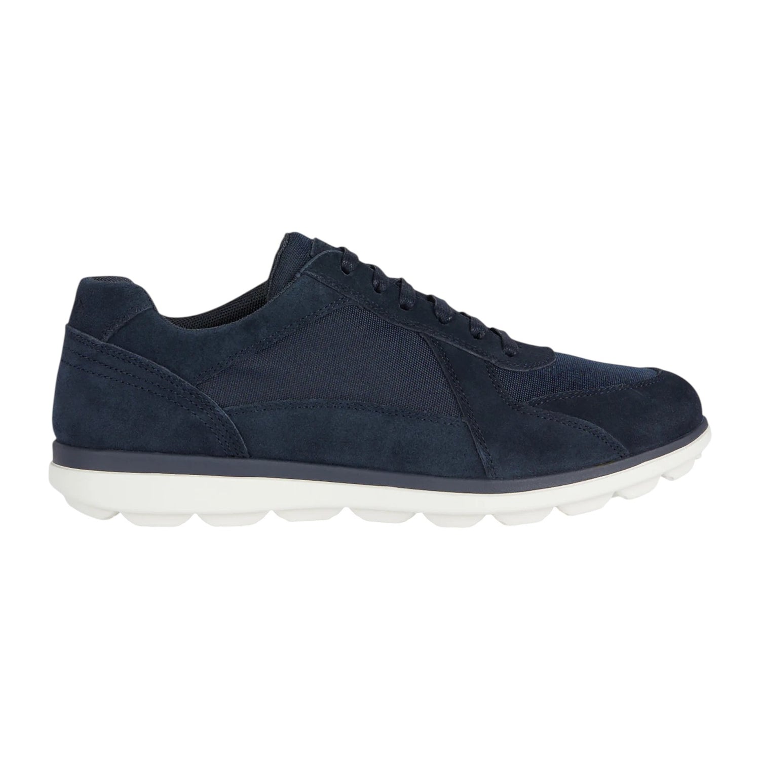 Geox Sneakers Blu in Camoscio e Tessuto da Uomo