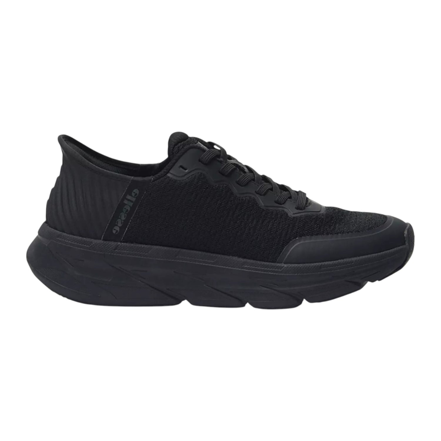 Ellesse Sneakers Nera in Tessuto ed Ecopelle da Donna
