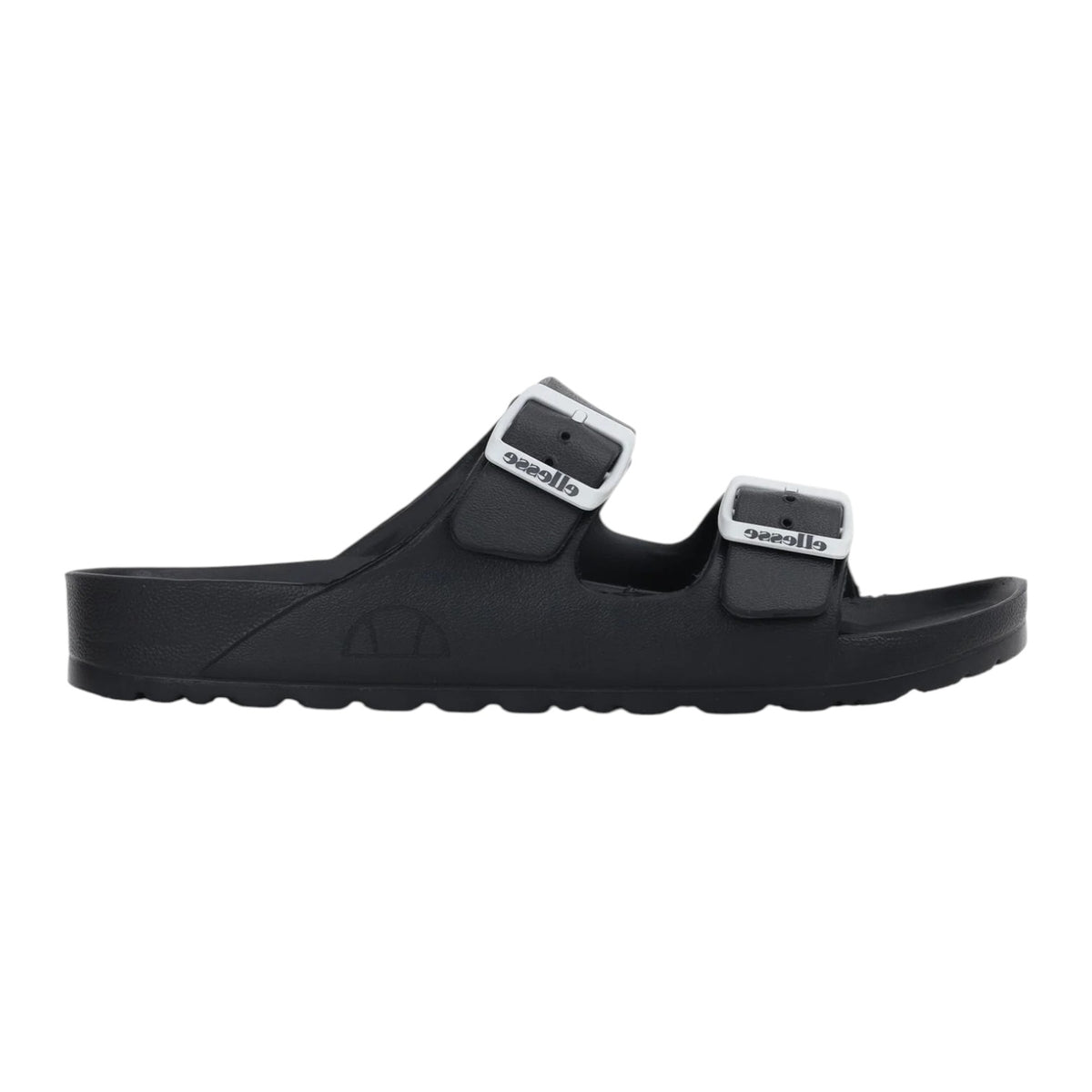 Ellesse Ciabatta Nera con Doppia Fibbia in Gomma da Uomo