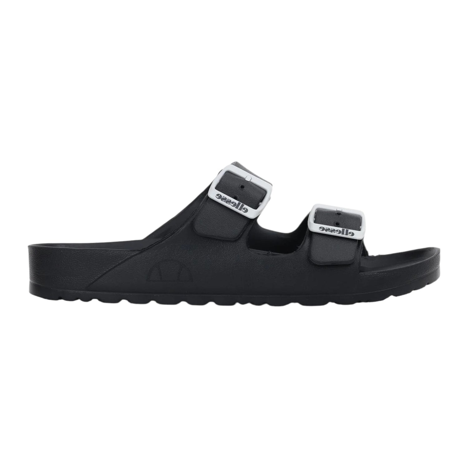 Ellesse Ciabatta Nera con Doppia Fibbia in Gomma da Uomo