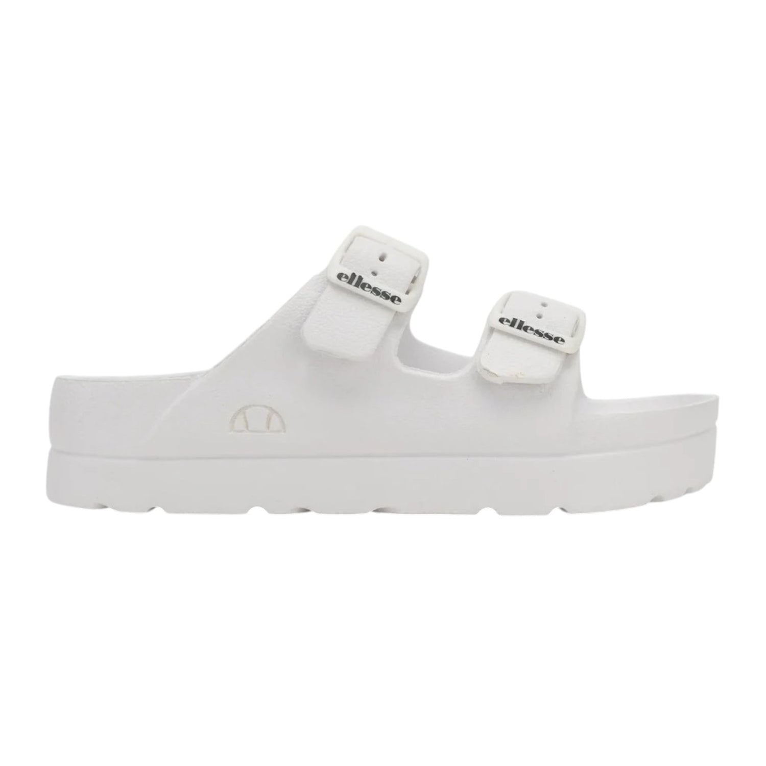 Ellesse Ciabatta Bianca con Doppia Fibbia in Gomma da Donna