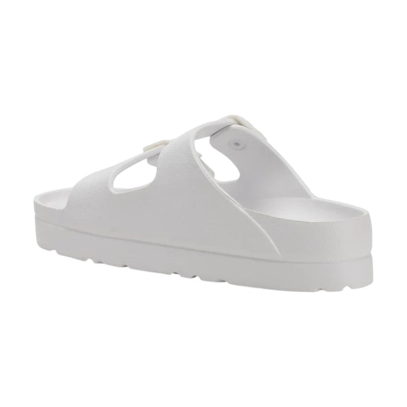 Ellesse Ciabatta Bianca con Doppia Fibbia in Gomma da Donna