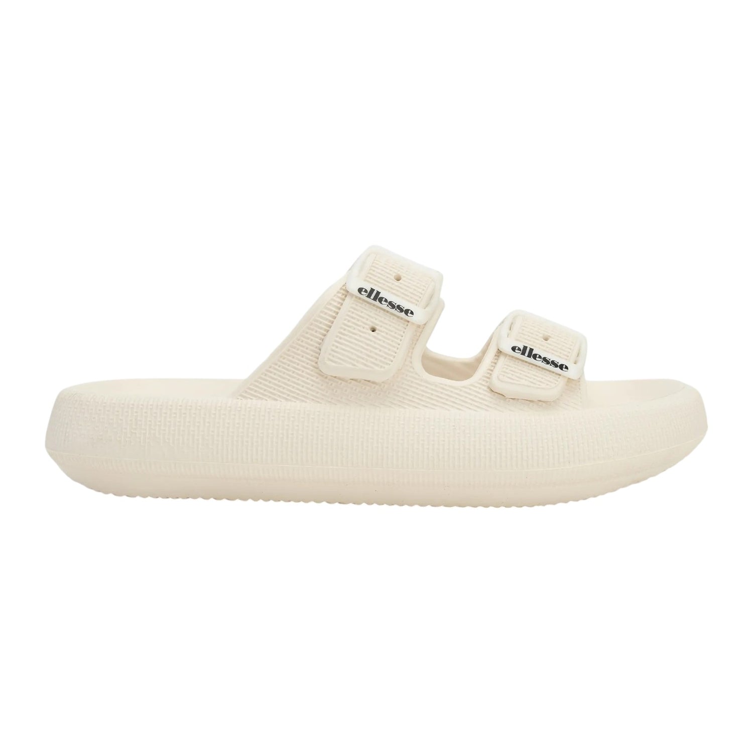 Ellesse Ciabatta Crema con Doppia Fibbia in Gomma da Donna