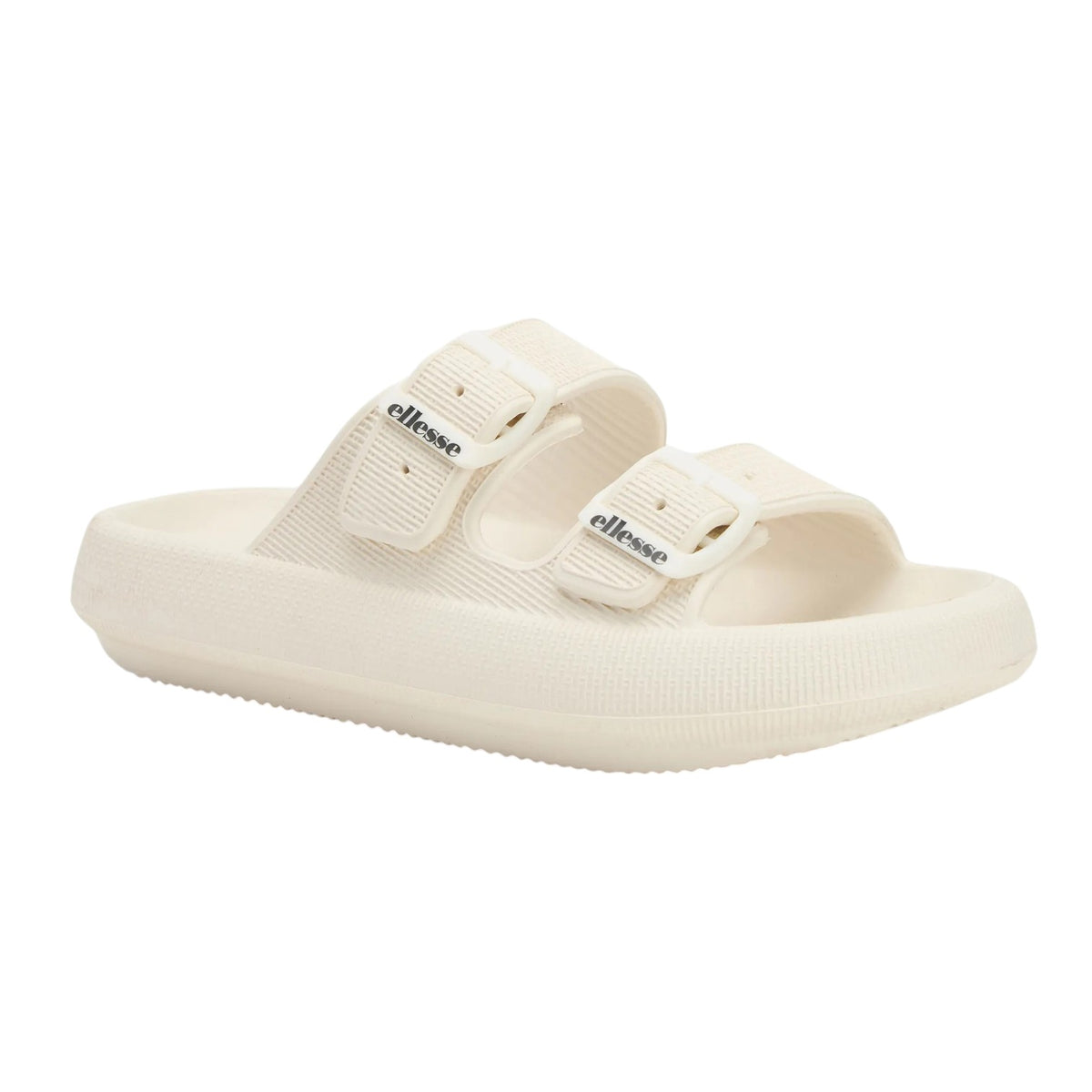 Ellesse Ciabatta Crema con Doppia Fibbia in Gomma da Donna