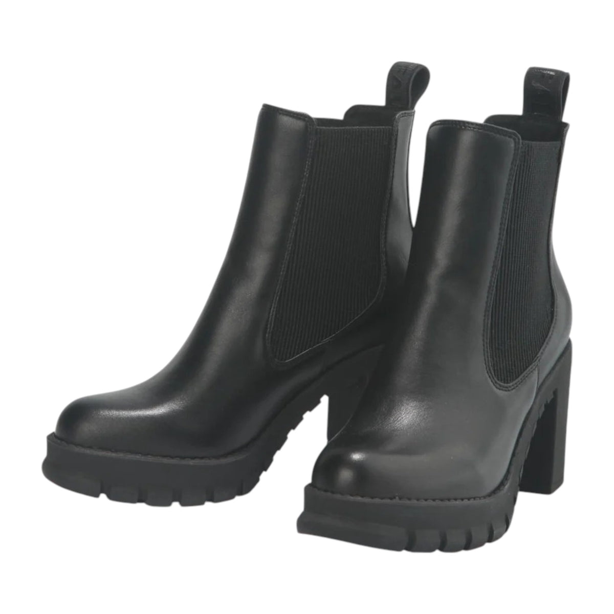 Buffalo Serlina Stivaletto Nero con Elastico Laterale t.9 da Donna