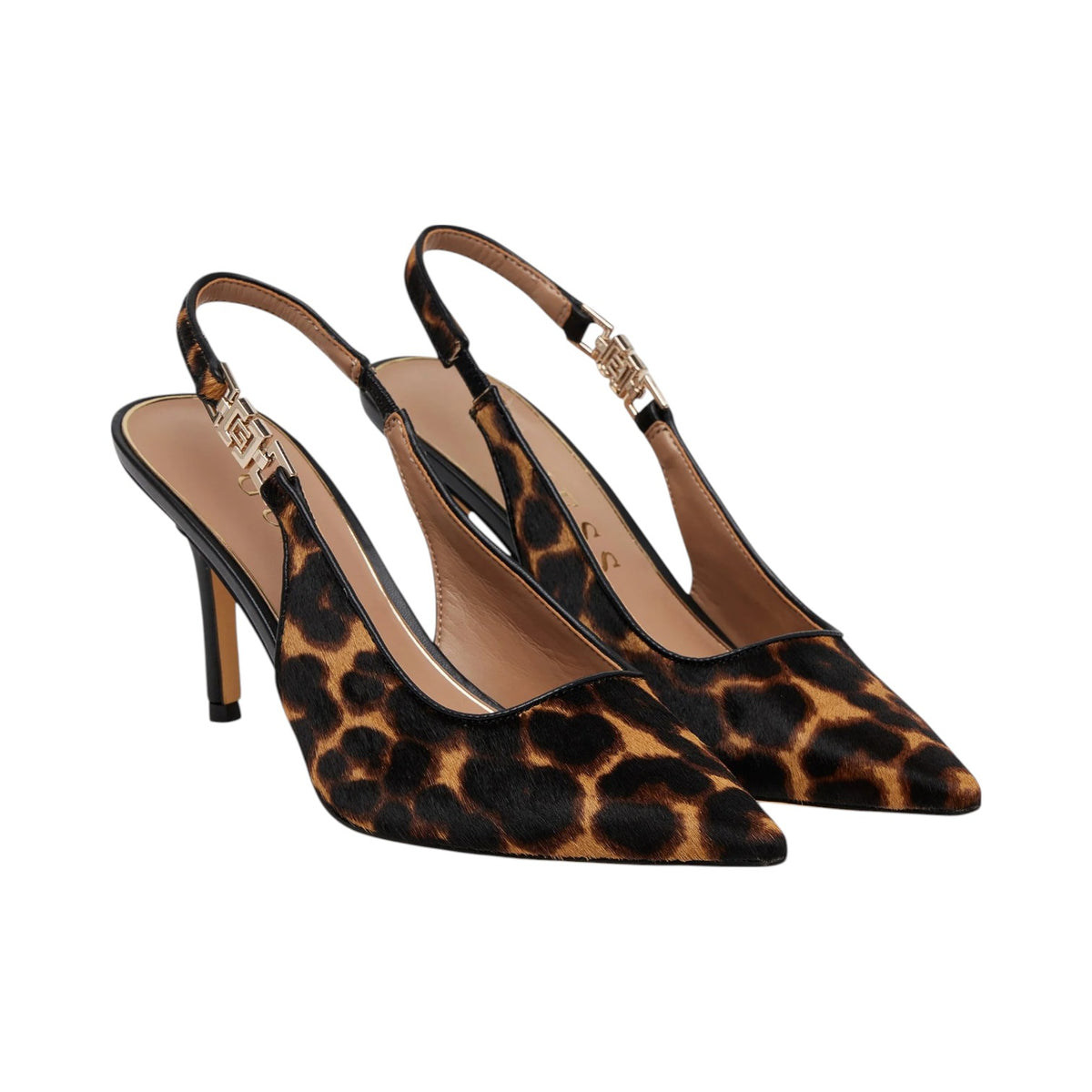 Guess Chanelle Cuoio Leopardata t.9 da Donna