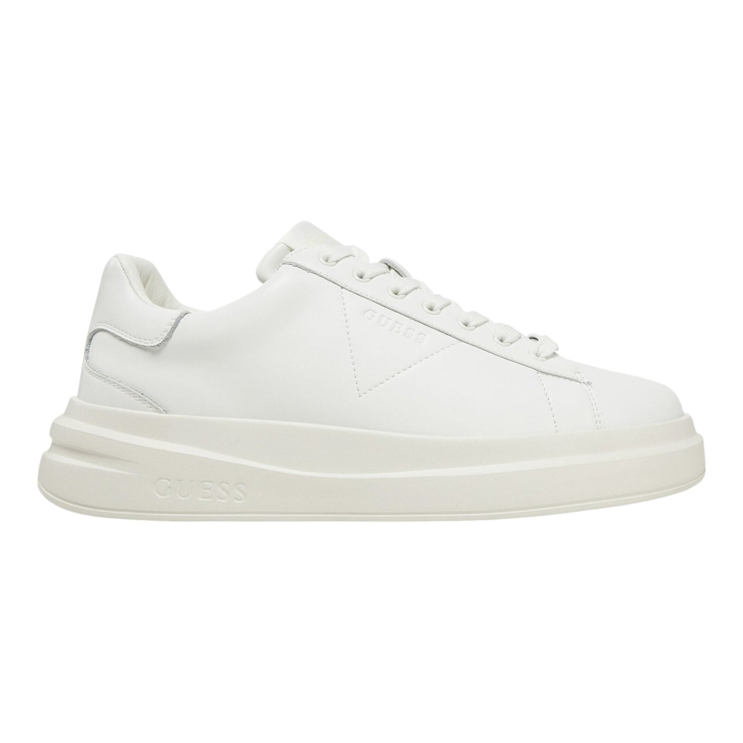 Guess Sneakers Bianca Elba Misto Pelle da Uomo