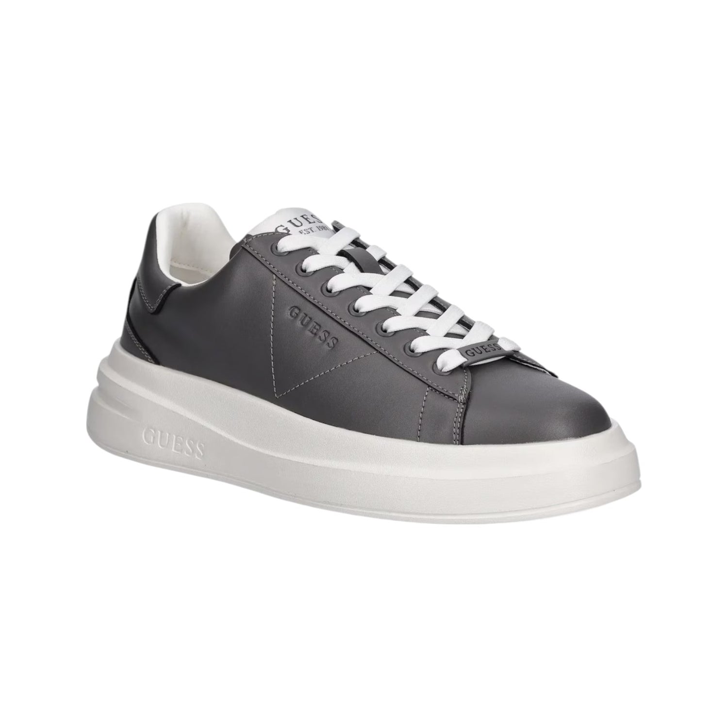 Guess Sneakers Grigia Elba Misto Pelle da Uomo