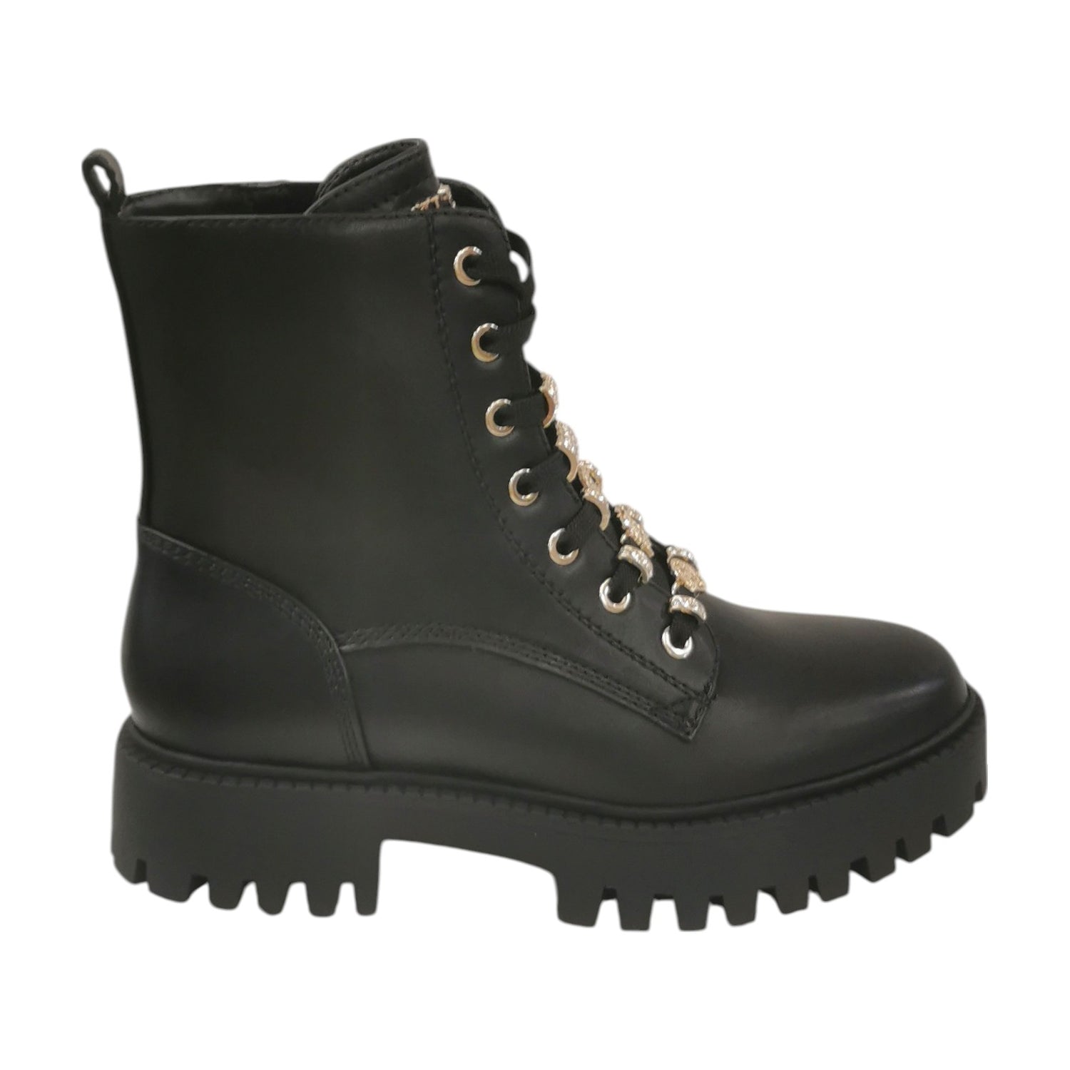 Guess Anfibio Nero con Charm da Donna