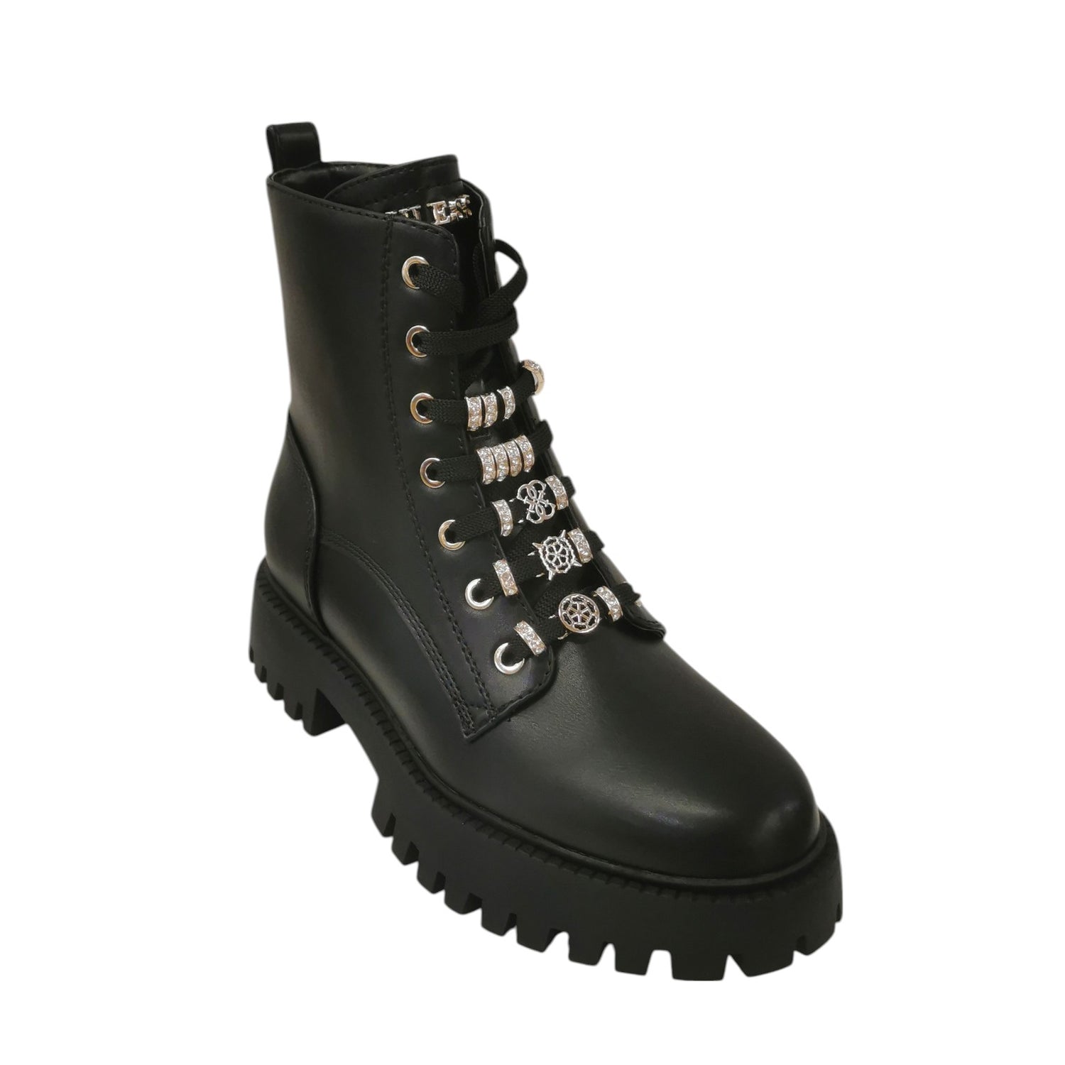 Guess Anfibio Nero con Charm da Donna