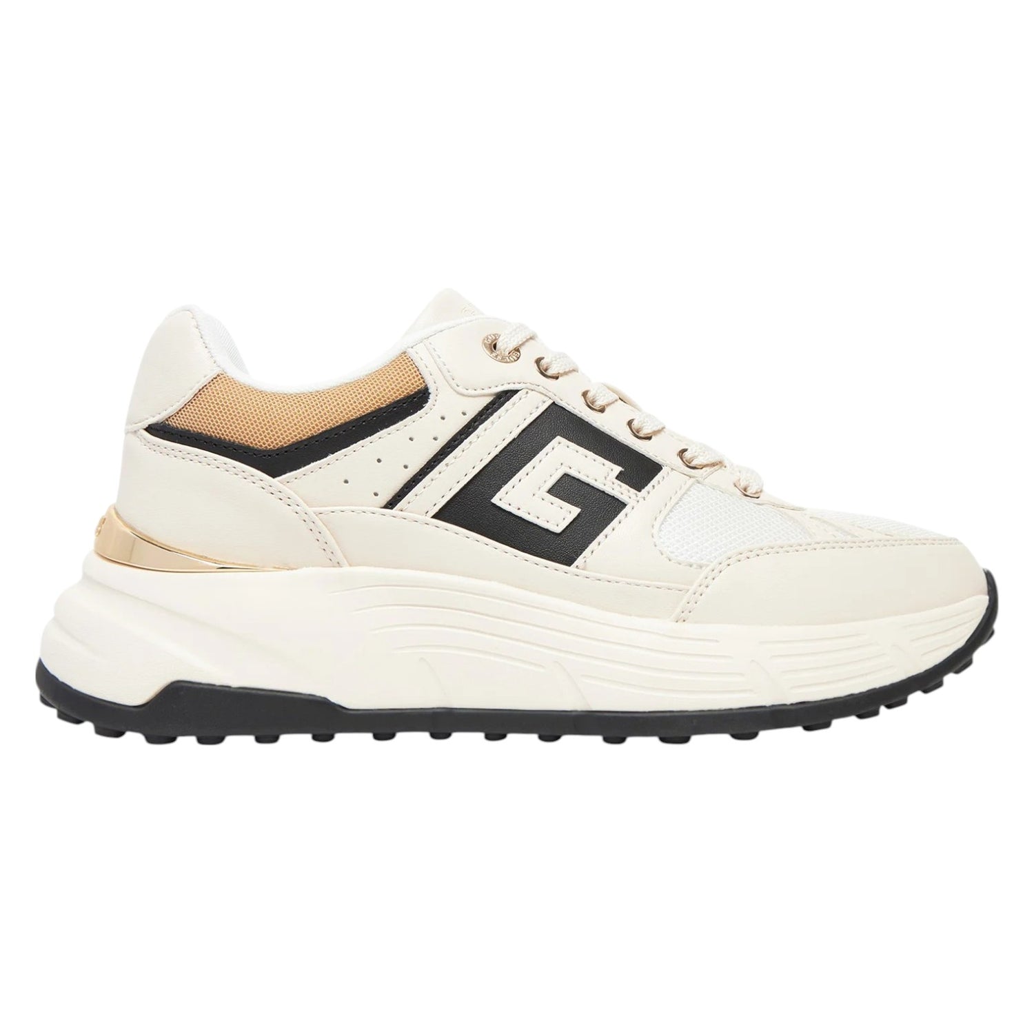 Guess Runner Crema Fonzi Inserto Laminato da Donna