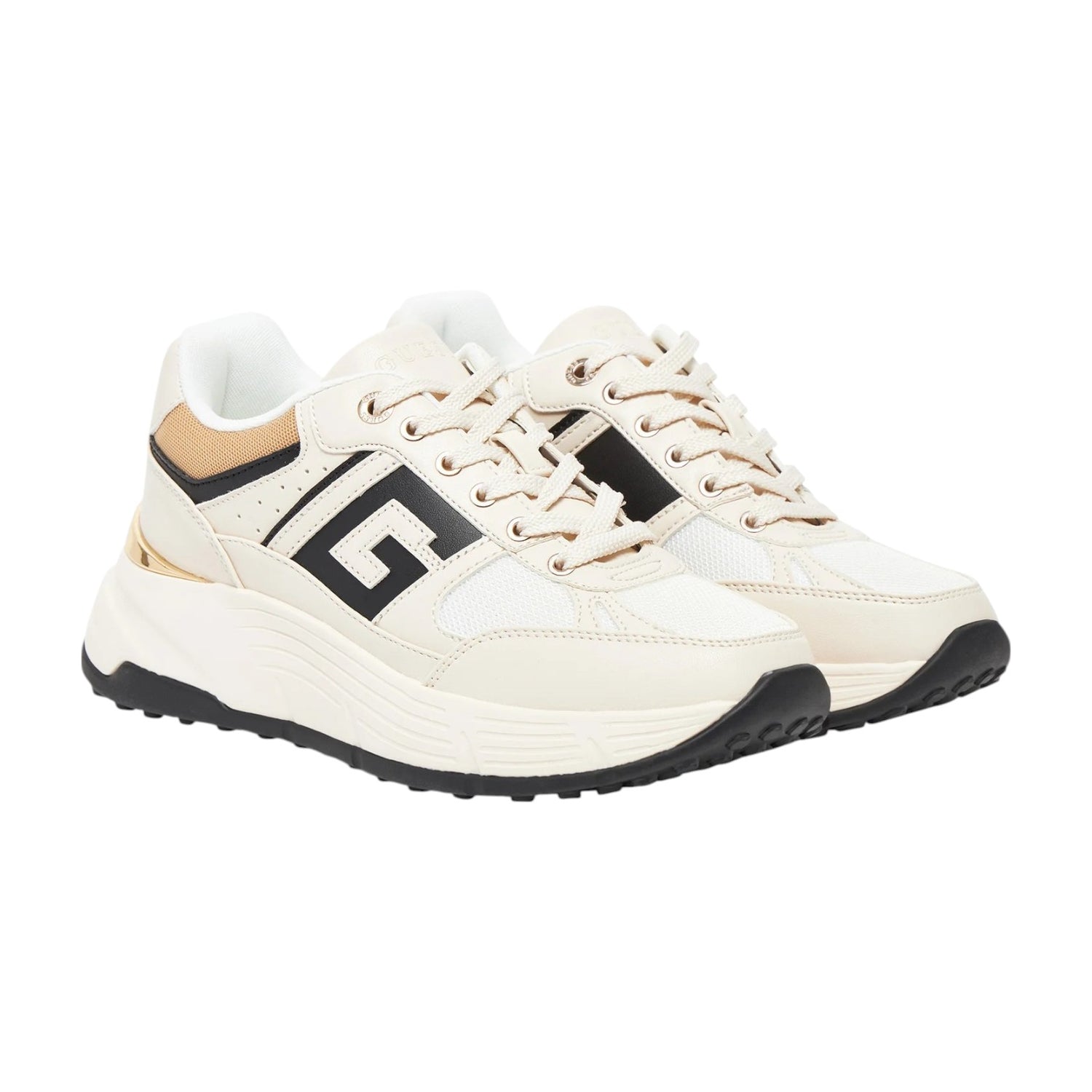 Guess Runner Crema Fonzi Inserto Laminato da Donna