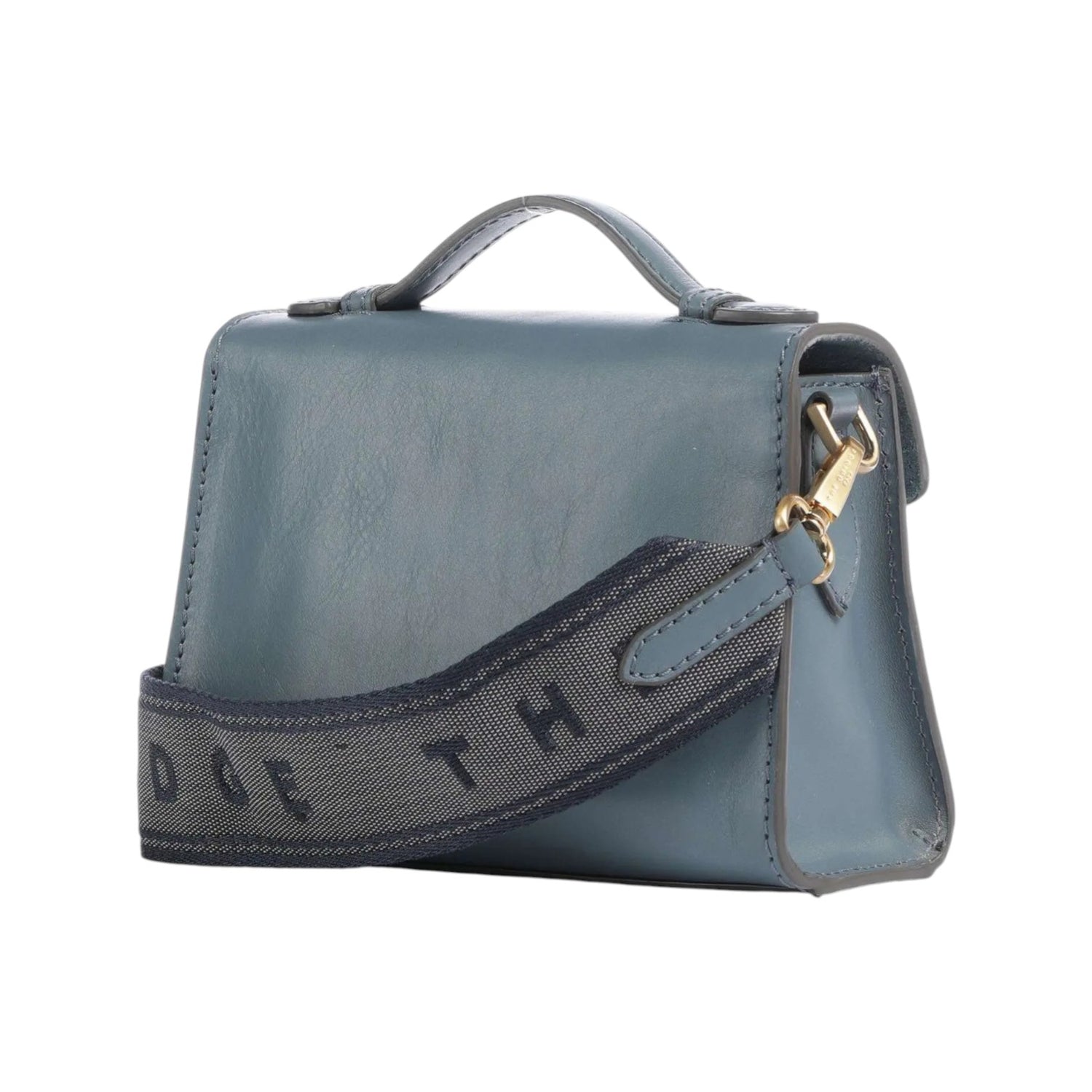 The Bridge Tracolla Ceruleo Linea Irene in Pelle da Donna