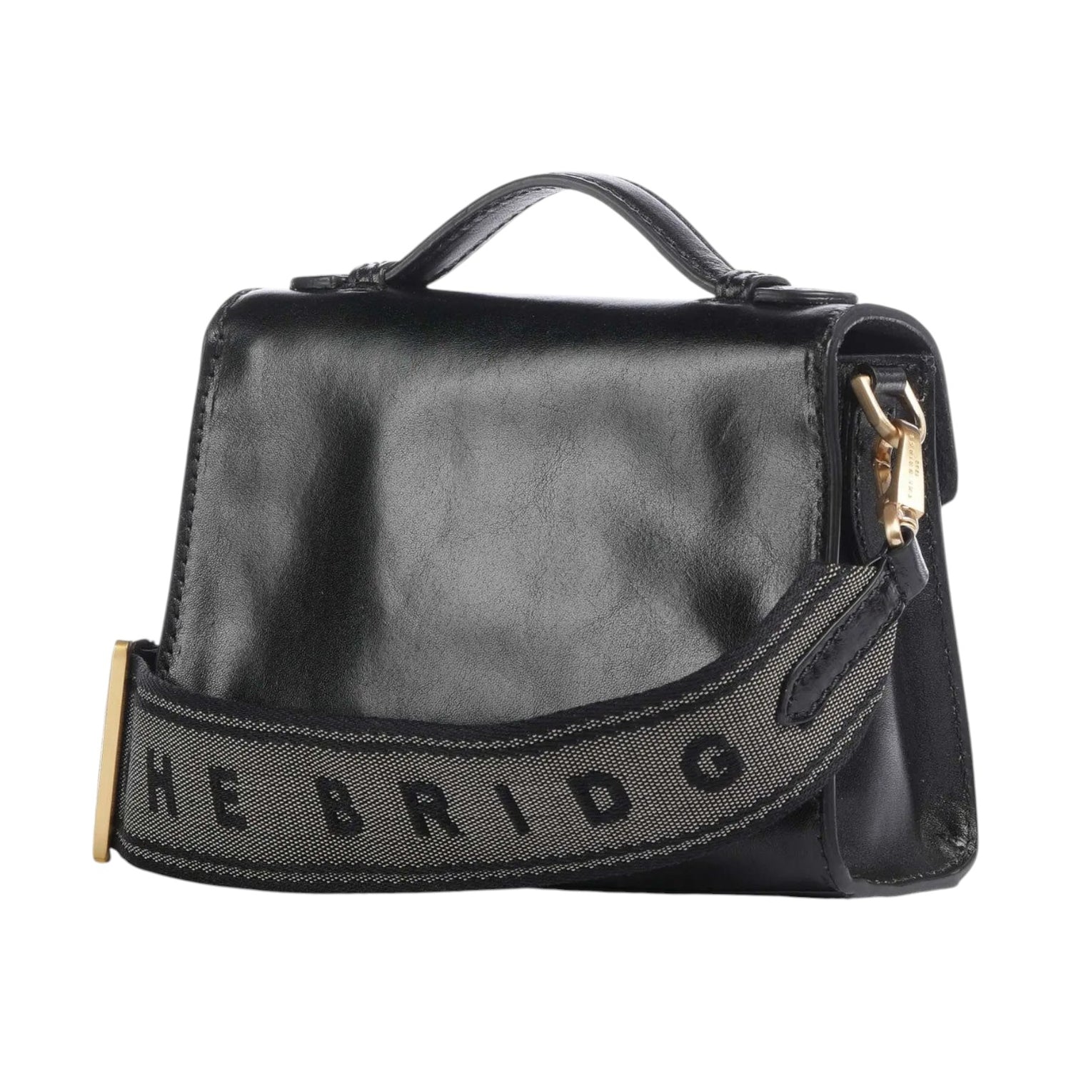 The Bridge Tracolla Nera Linea Irene in Pelle da Donna