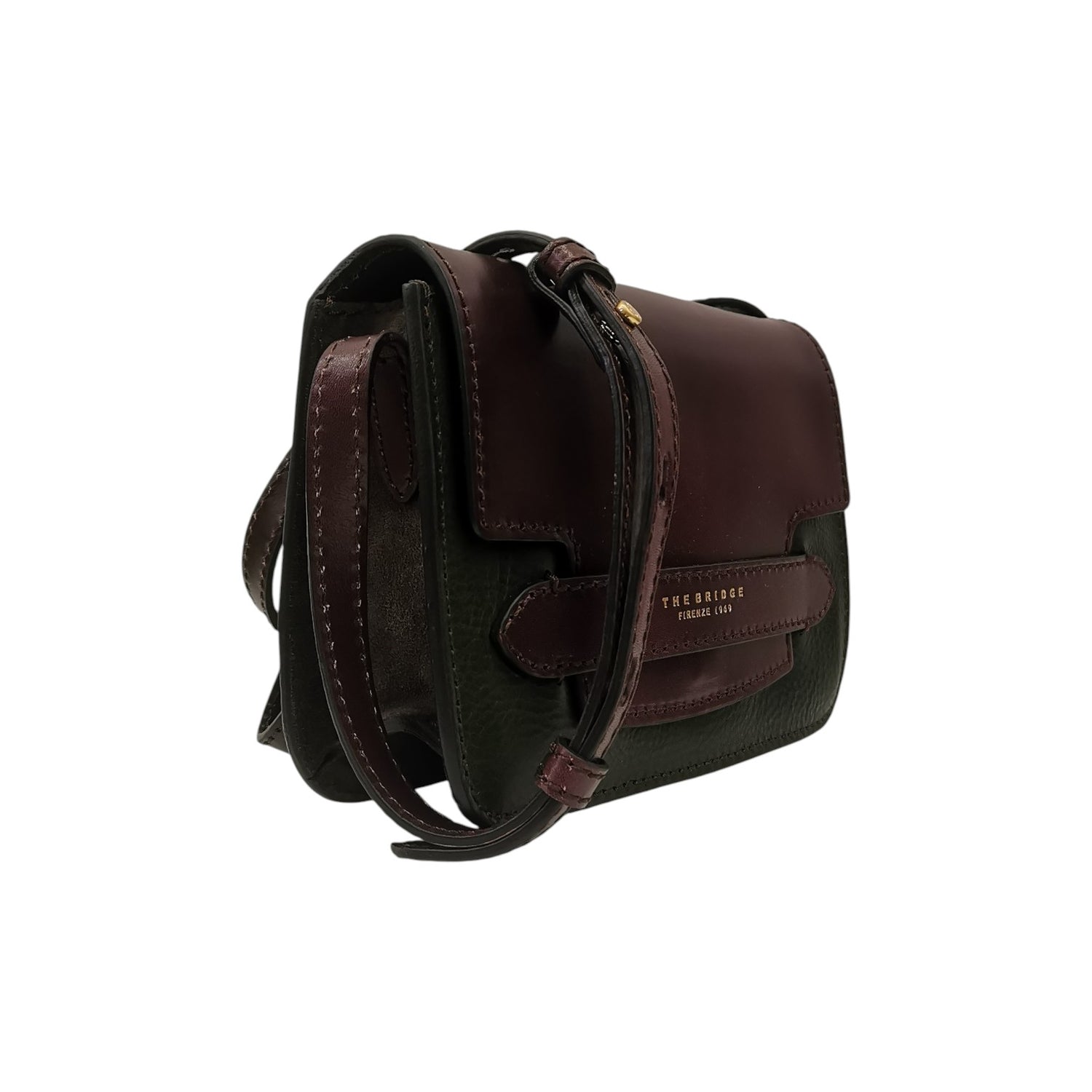 The Bridge Borsa a Tracolla Lucrezia Donna in Pelle Mosto