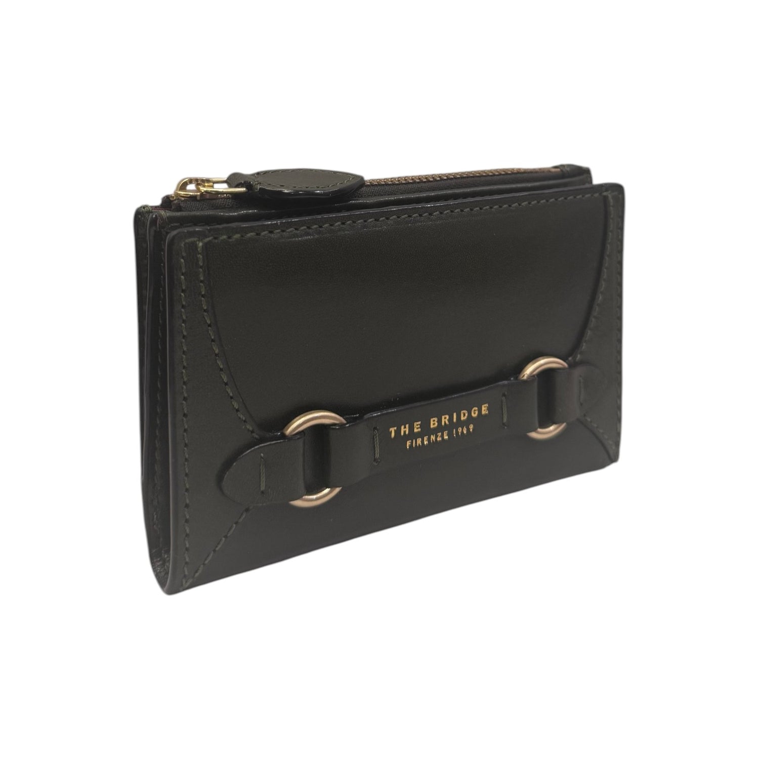 The Bridge Portafoglio Tirolo Linea Isabella con Zip e Clip da Donna