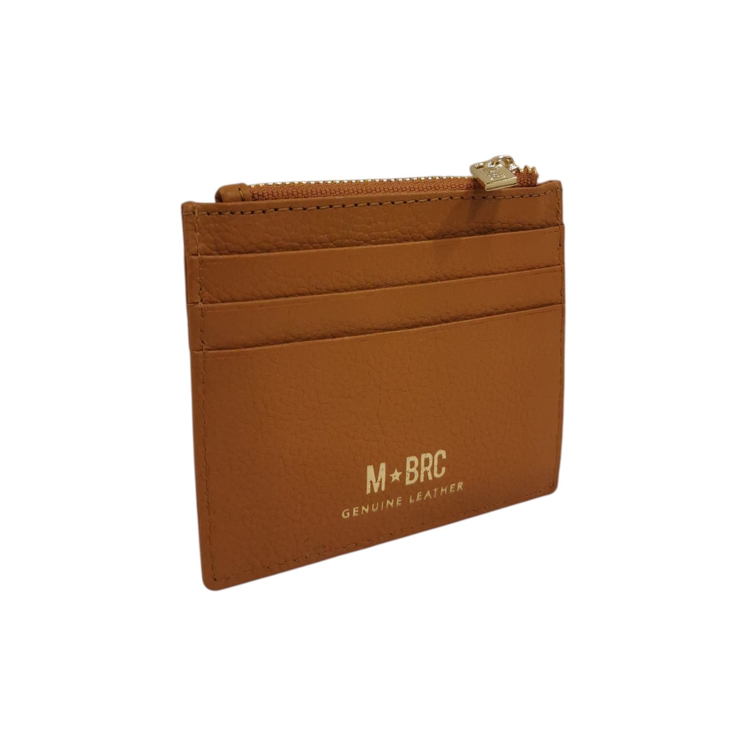 M Brc Portacarte Piccolo Donna in Pelle Cognac