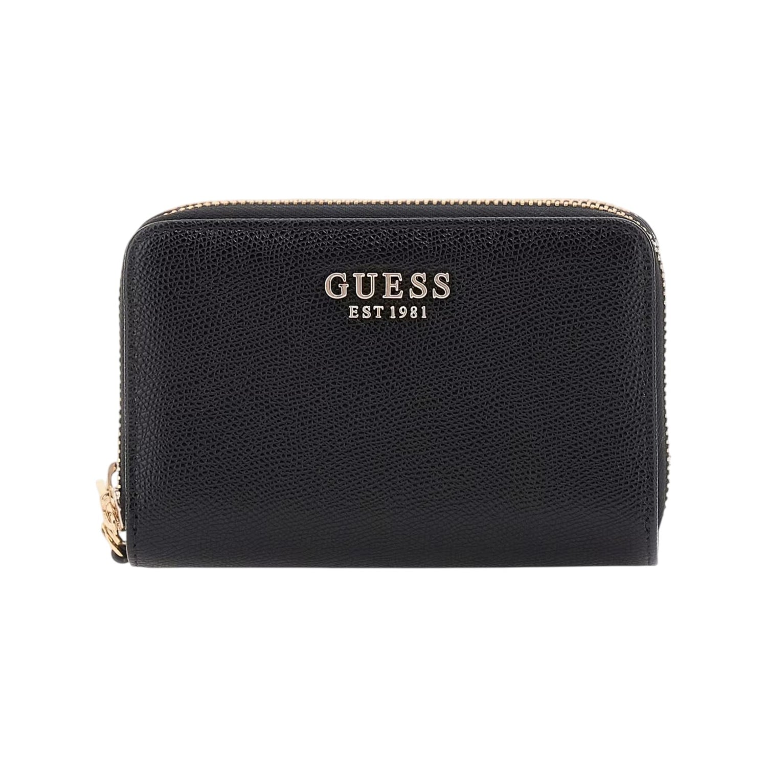Guess Portafoglio Piccolo Nero con Due Scomparti da Donna