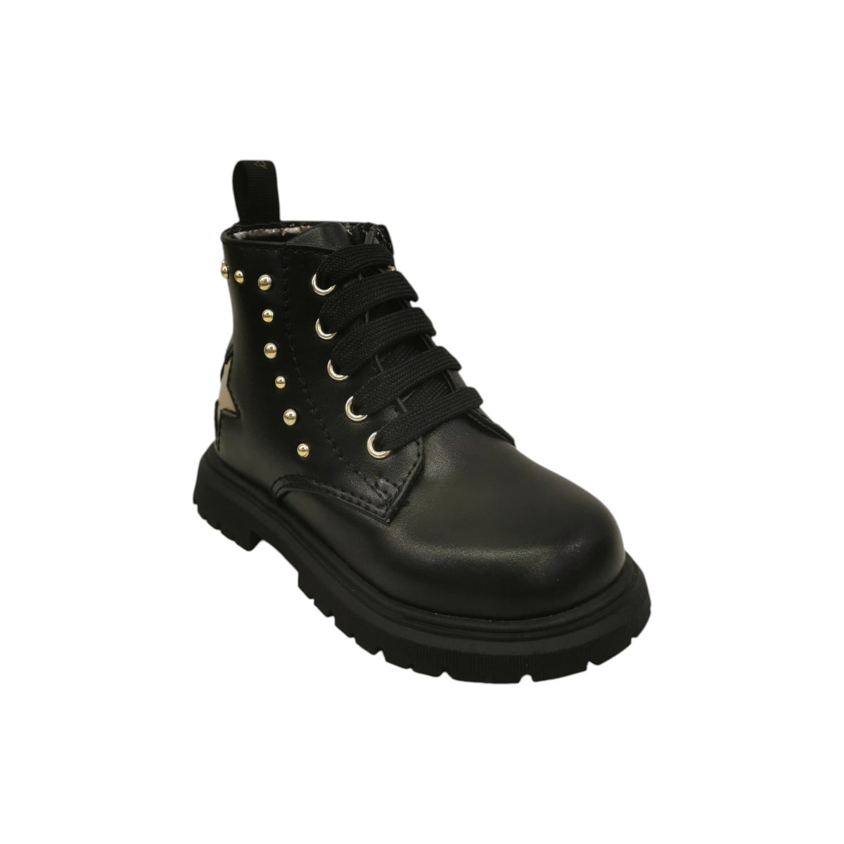 Balducci Sport Anfibio Bambina Nero Oro con Borchiette e Stella