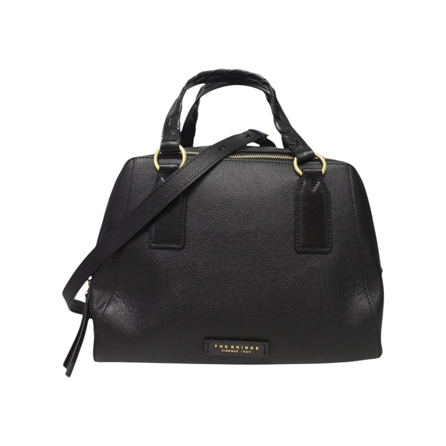 The Bridge Bauletto Linea Ines Donna in Pelle Nera con Tracolla