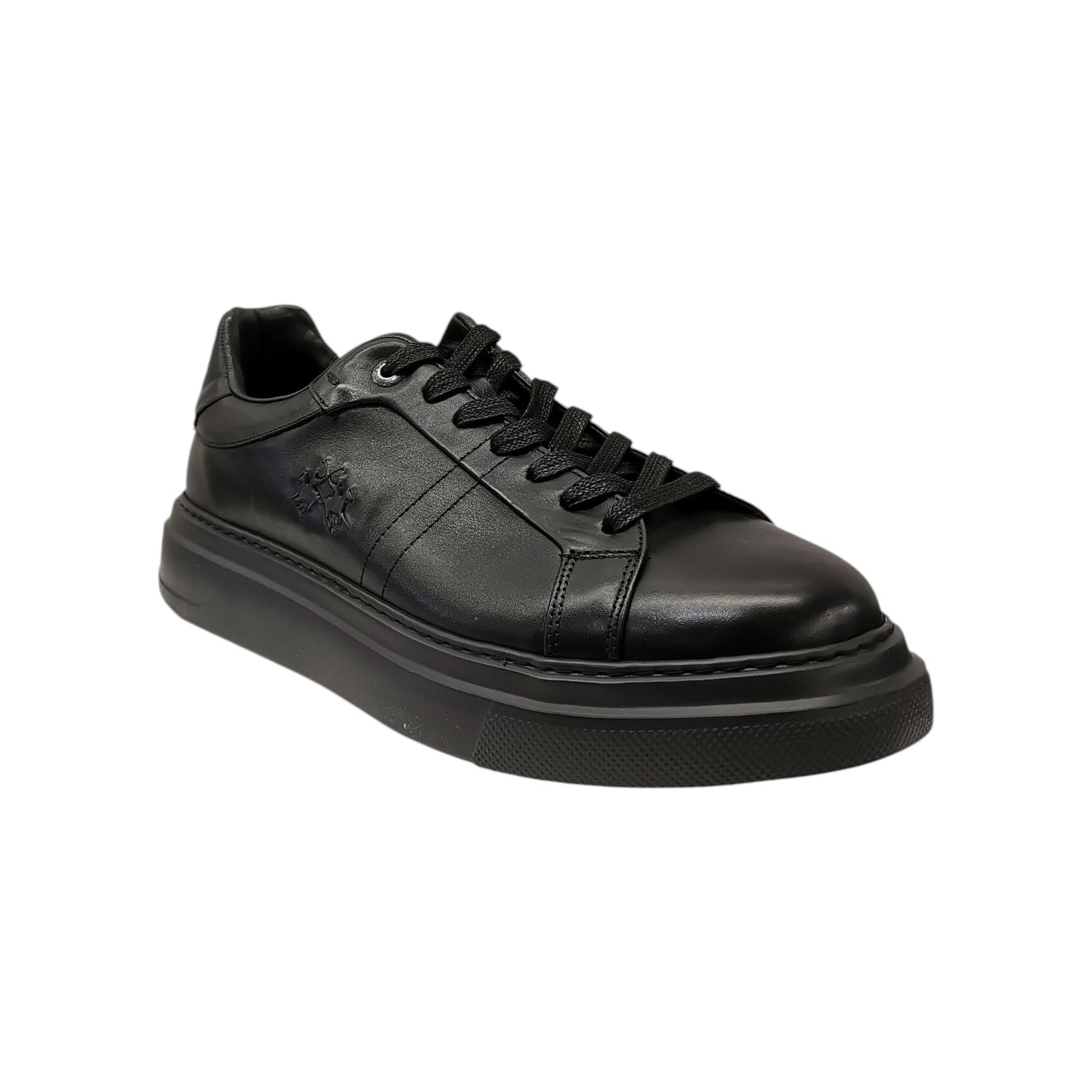 La Martina Sneakers Uomo in Pelle Nera