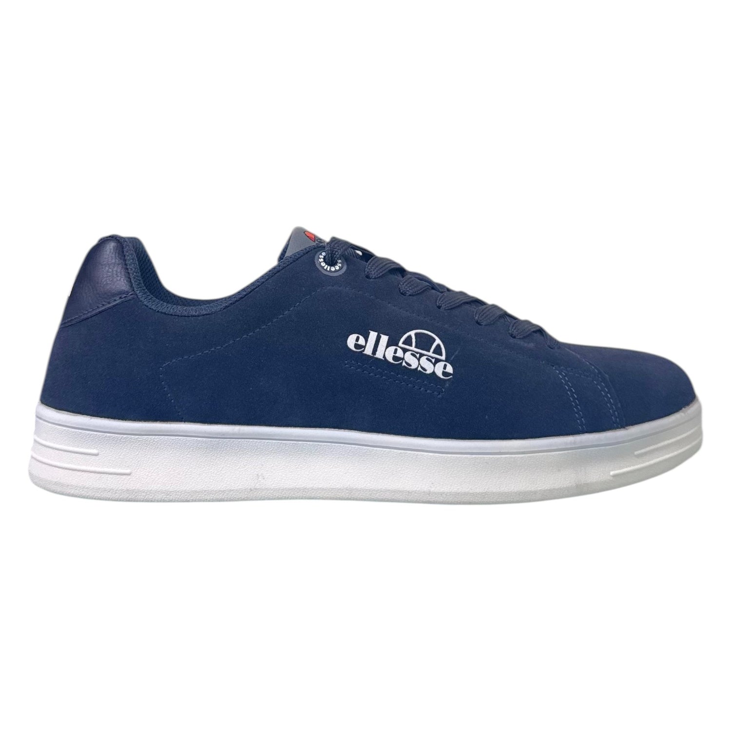 Ellesse Sneakers Uomo in Camoscio Blu con Inserto Bianco